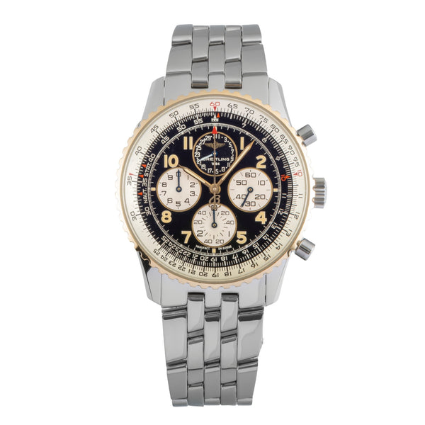 Breitling Navitimer Chronograph Stahl / Gold Automatik Herrenuhr Ref. D33030  [2505031]