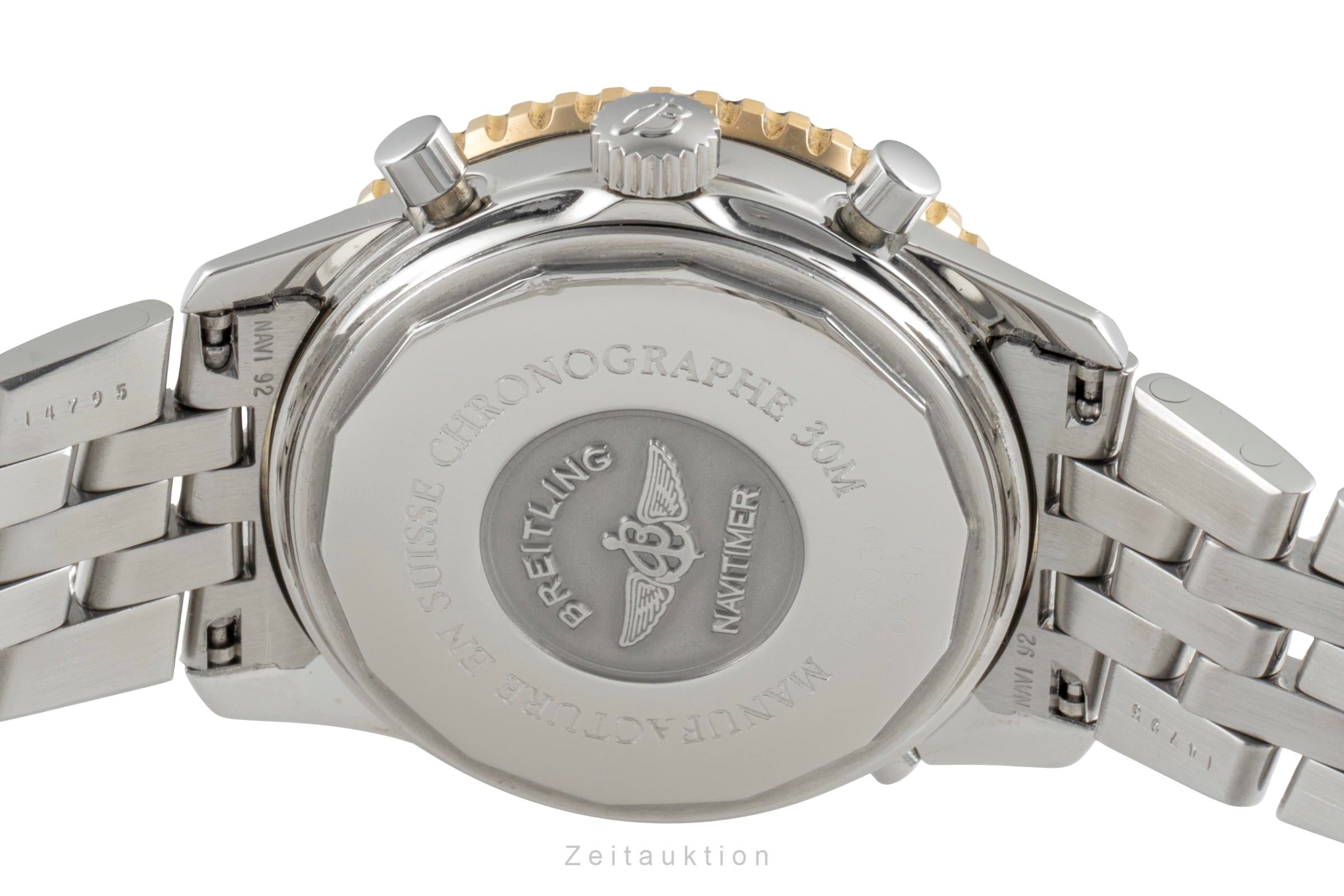 Breitling Navitimer Chronograph Stahl / Gold Automatik Herrenuhr Ref. D33030  [2505031]