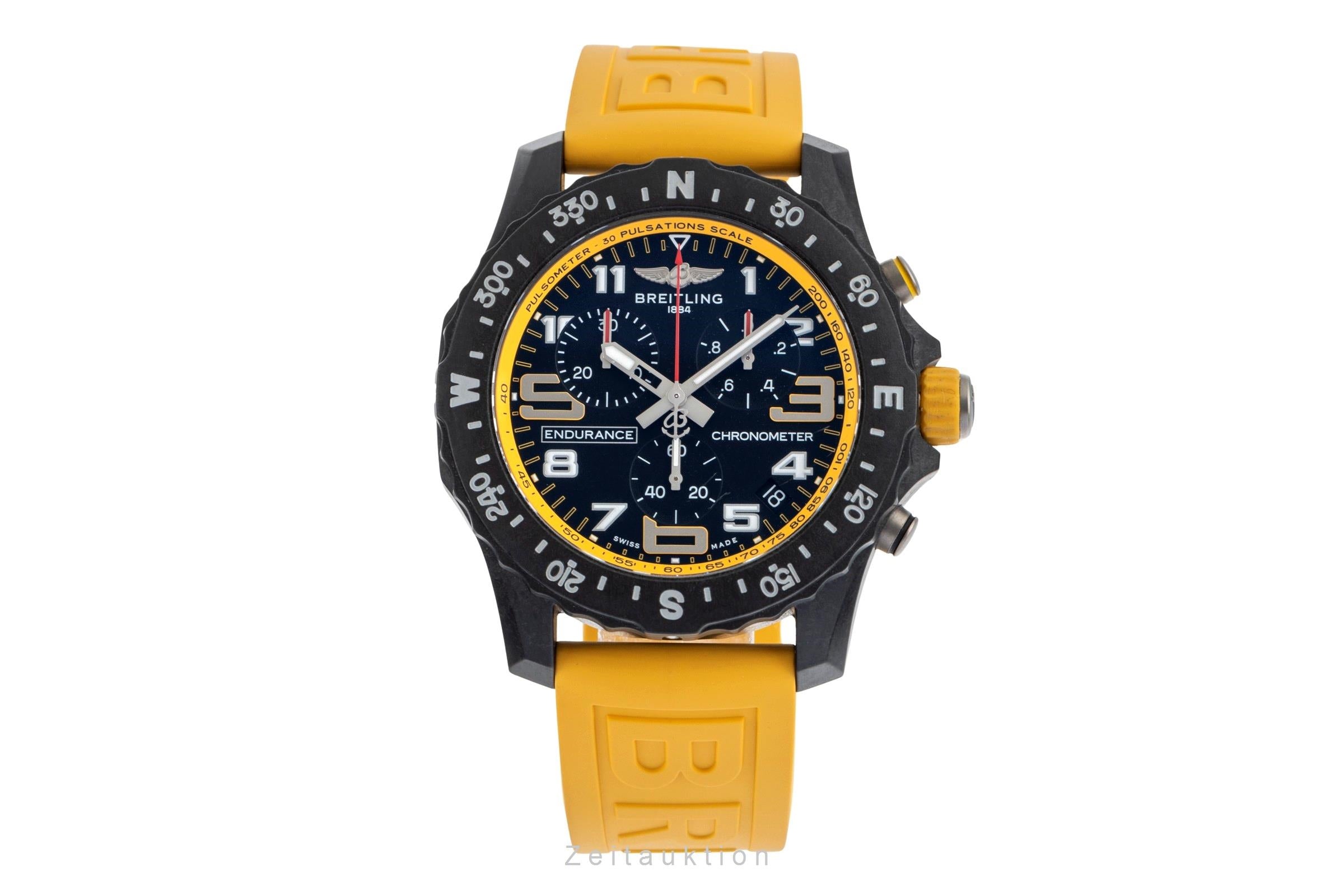 BREITLING 1884 イエロー/ブラック モデル Breitling Chronomat 44 Blacksteel Yellow Dial Black Diver Ref