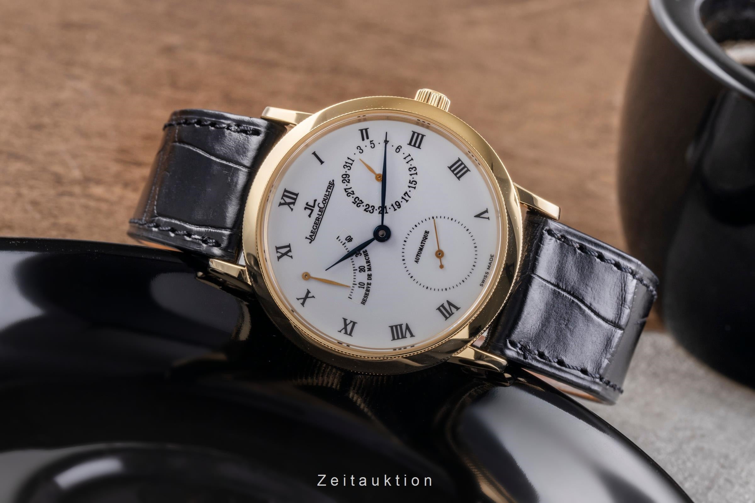 Jaeger LeCoultre Gentilhomme or 18 ct automatique montre pour hommes 155.140.930  , 155.1.93  [2505037]