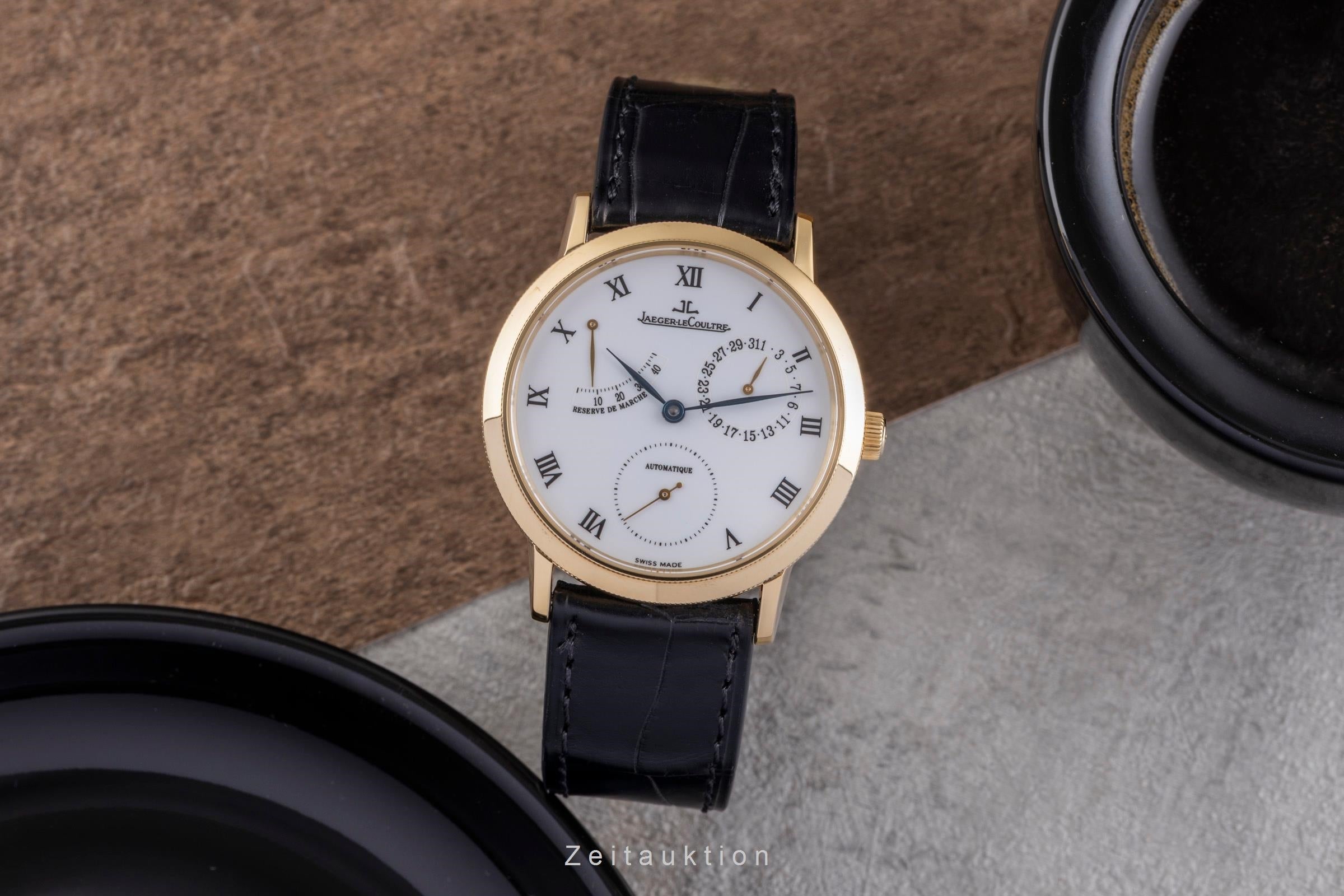 Jaeger LeCoultre Gentilhomme or 18 ct automatique montre pour hommes 155.140.930  , 155.1.93  [2505037]