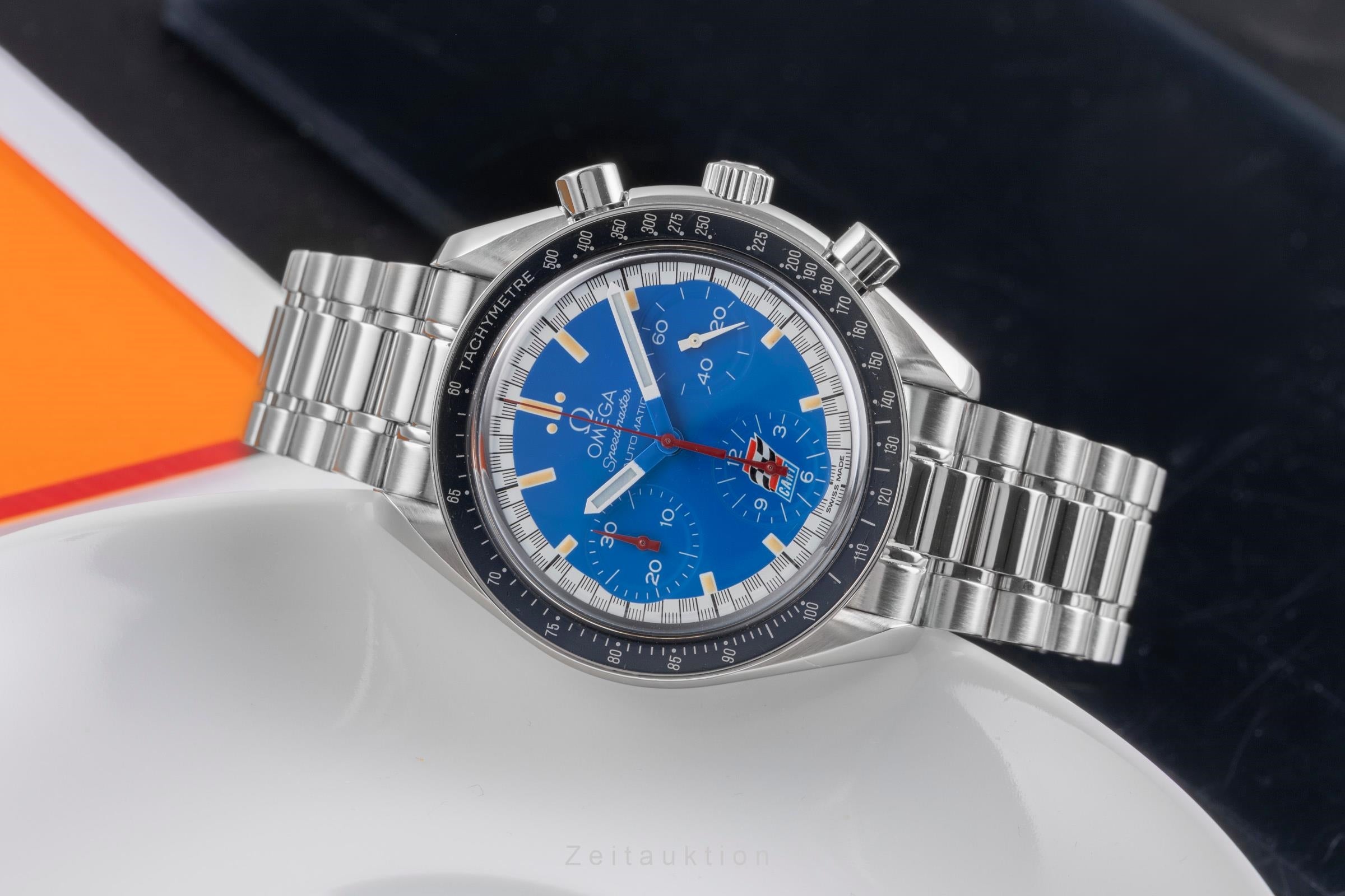 Omega Speedmaster chronograph steel automatic Kal. 1143 Ref