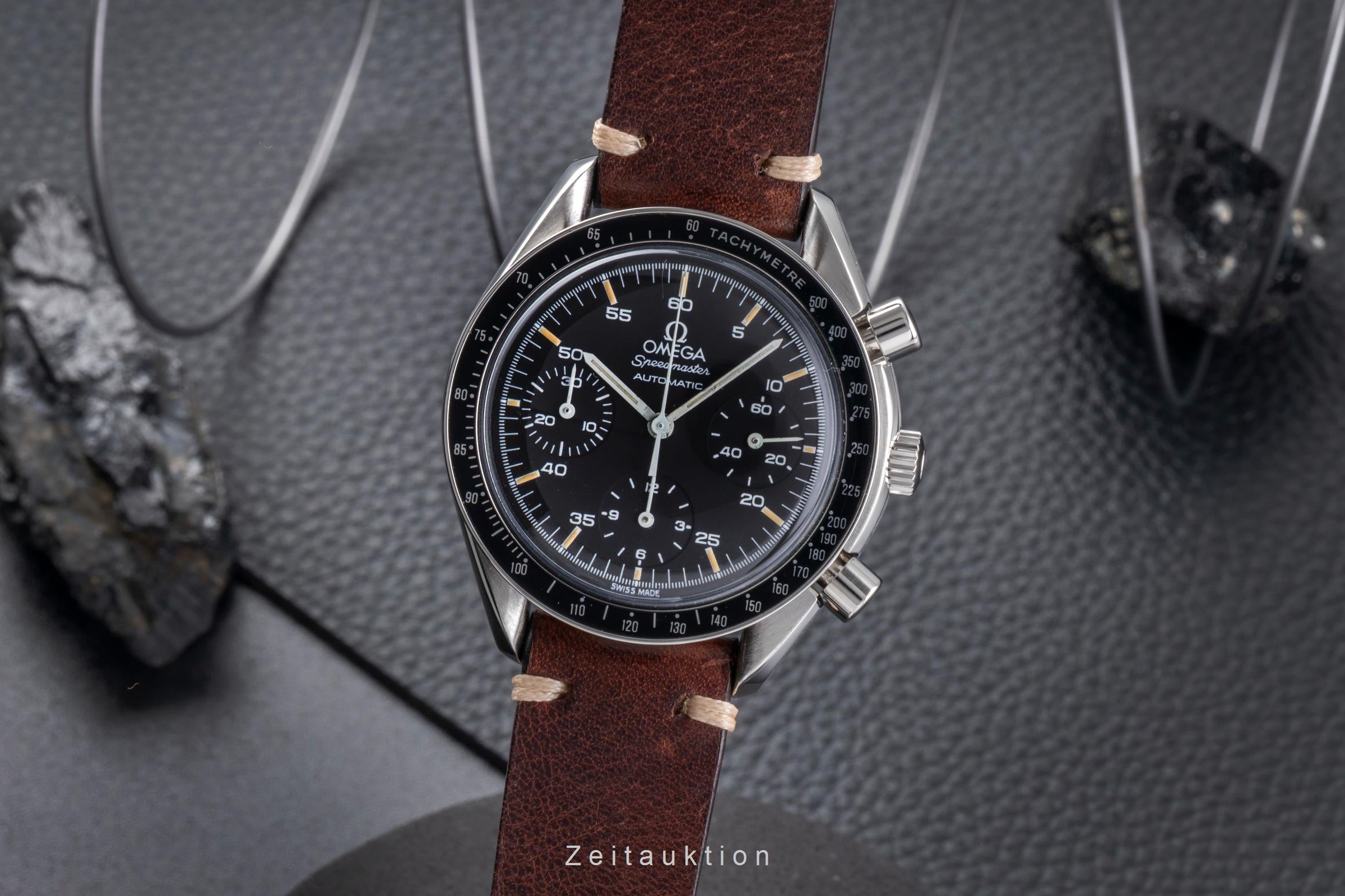 Omega Speedmaster chronograph steel automatic Kal. 1140 Ref