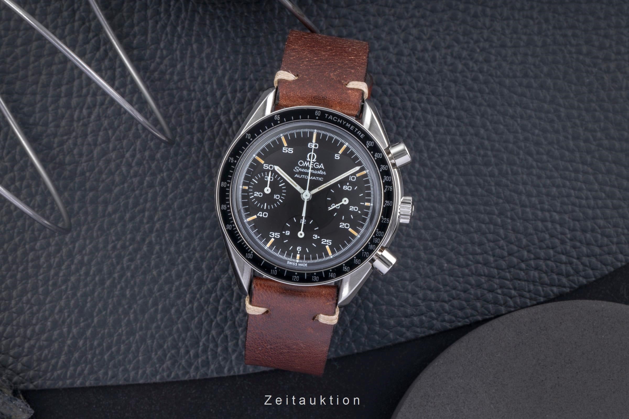 Omega Speedmaster chronograph steel automatic Kal. 1140 Ref