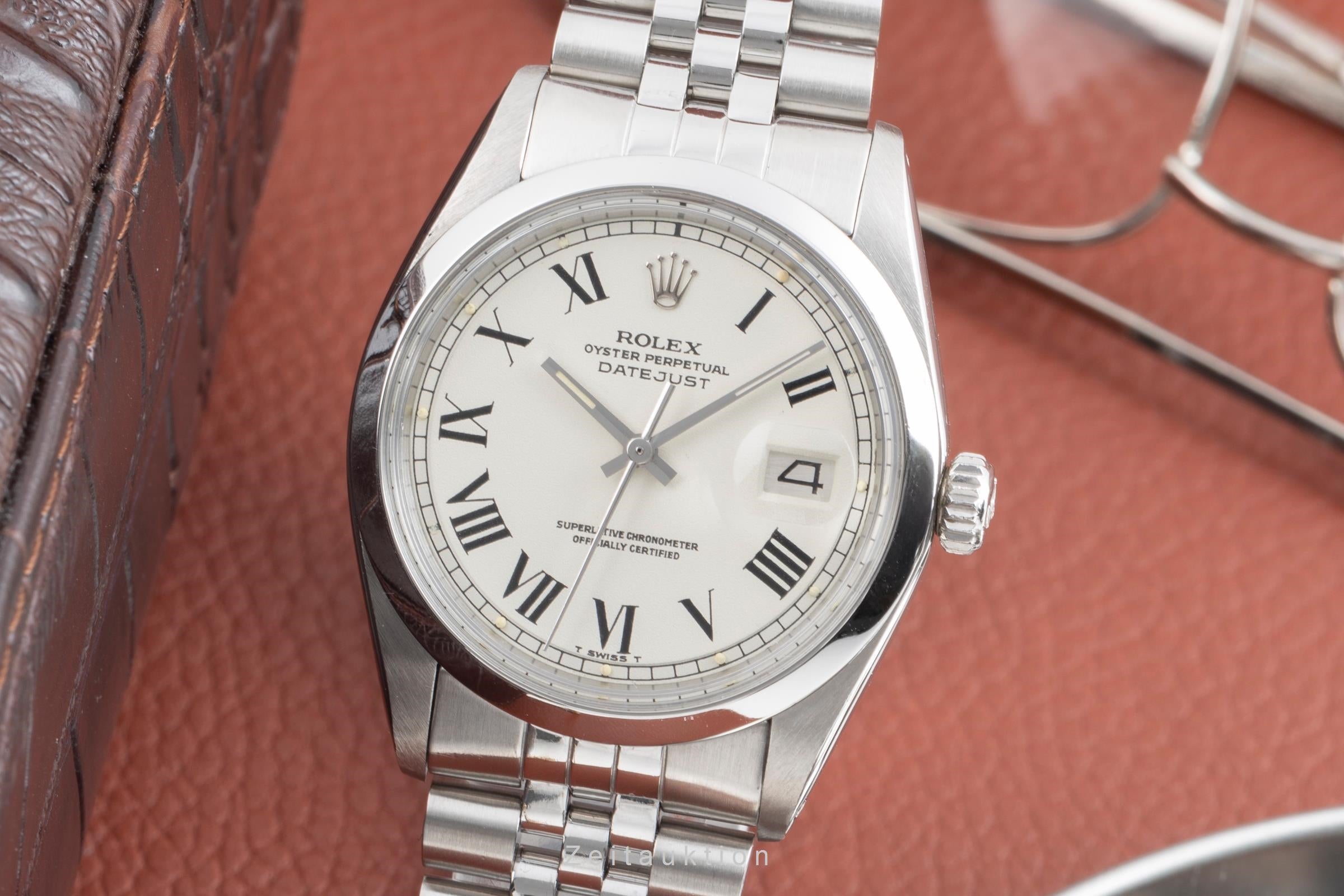 Rolex Datejust steel automatic men's watch 1600 Vintage  [2505041]
