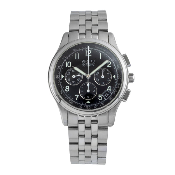 Zenith El Primero Chronograph Stahl Automatik Herrenuhr Ref. 02.0500.400   [2505042]
