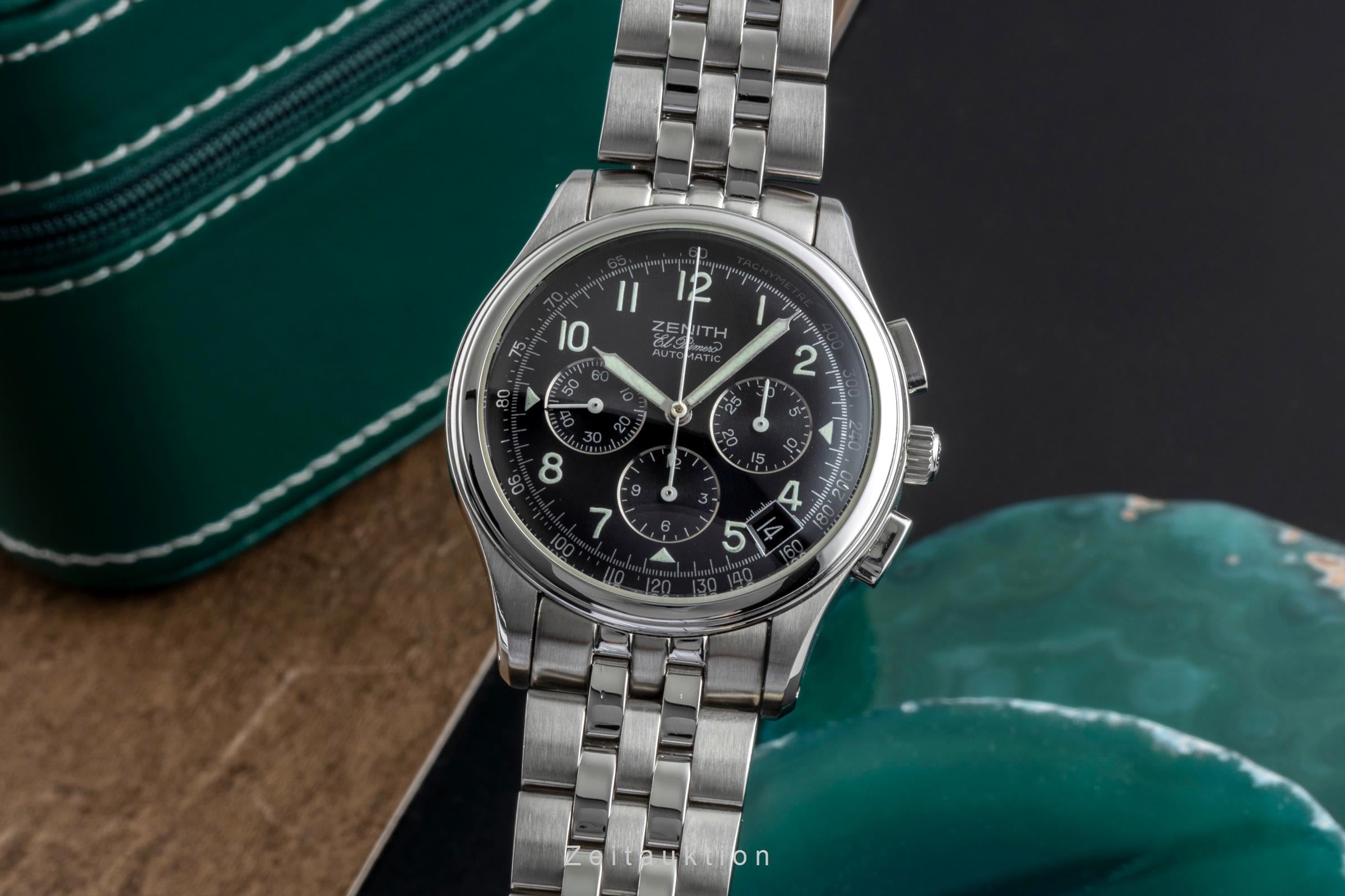 Zenith El Primero chronographe acier automatique montre pour hommes 02.0500.400  [2505042]