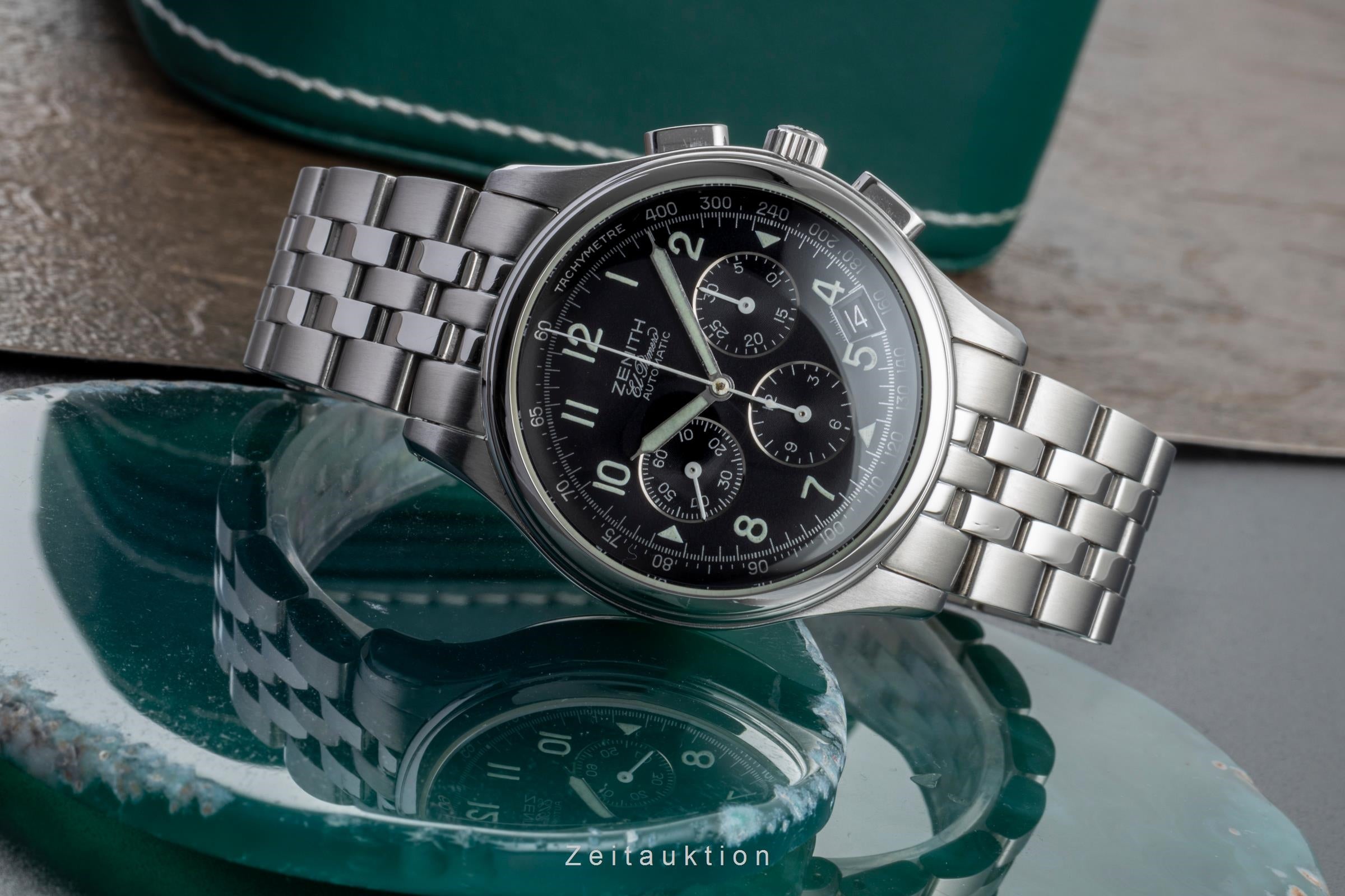 Zenith El Primero chronograph steel automatic Kal. 400 Ref