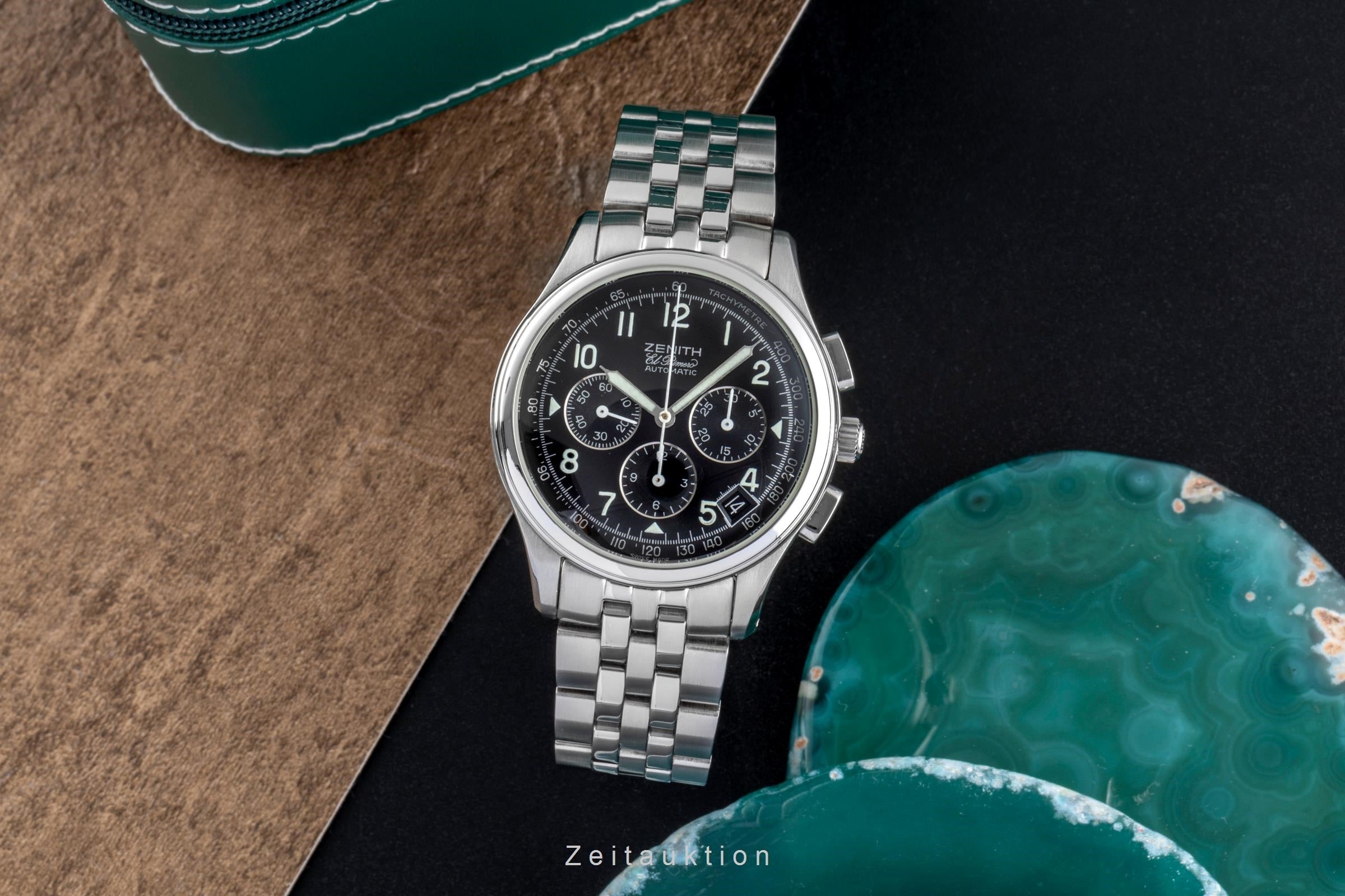 Zenith El Primero Chronograph Stahl Automatik Herrenuhr Ref. 02.0500.400   [2505042]