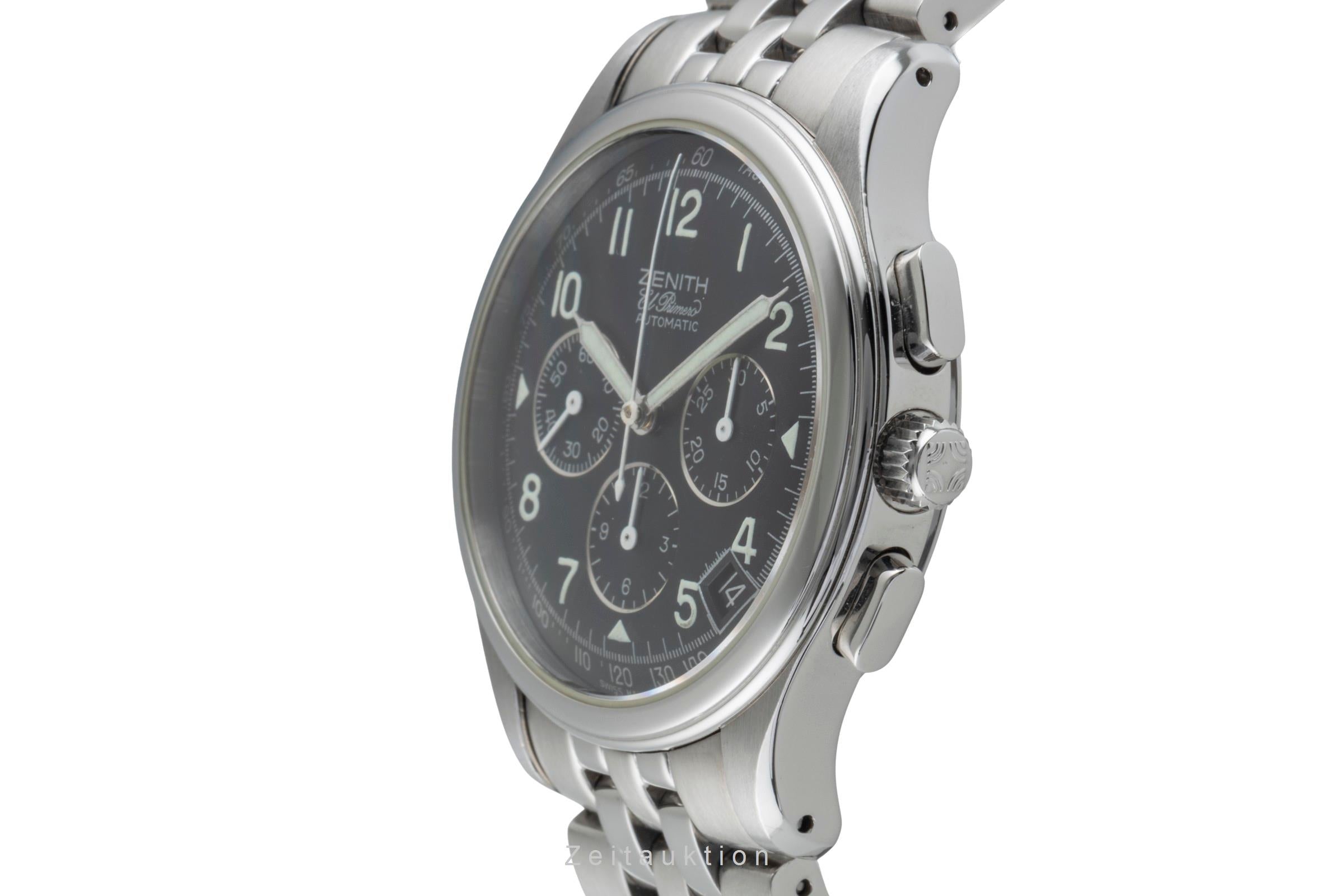 Zenith El Primero Chronograph Stahl Automatik Herrenuhr Ref. 02.0500.400   [2505042]