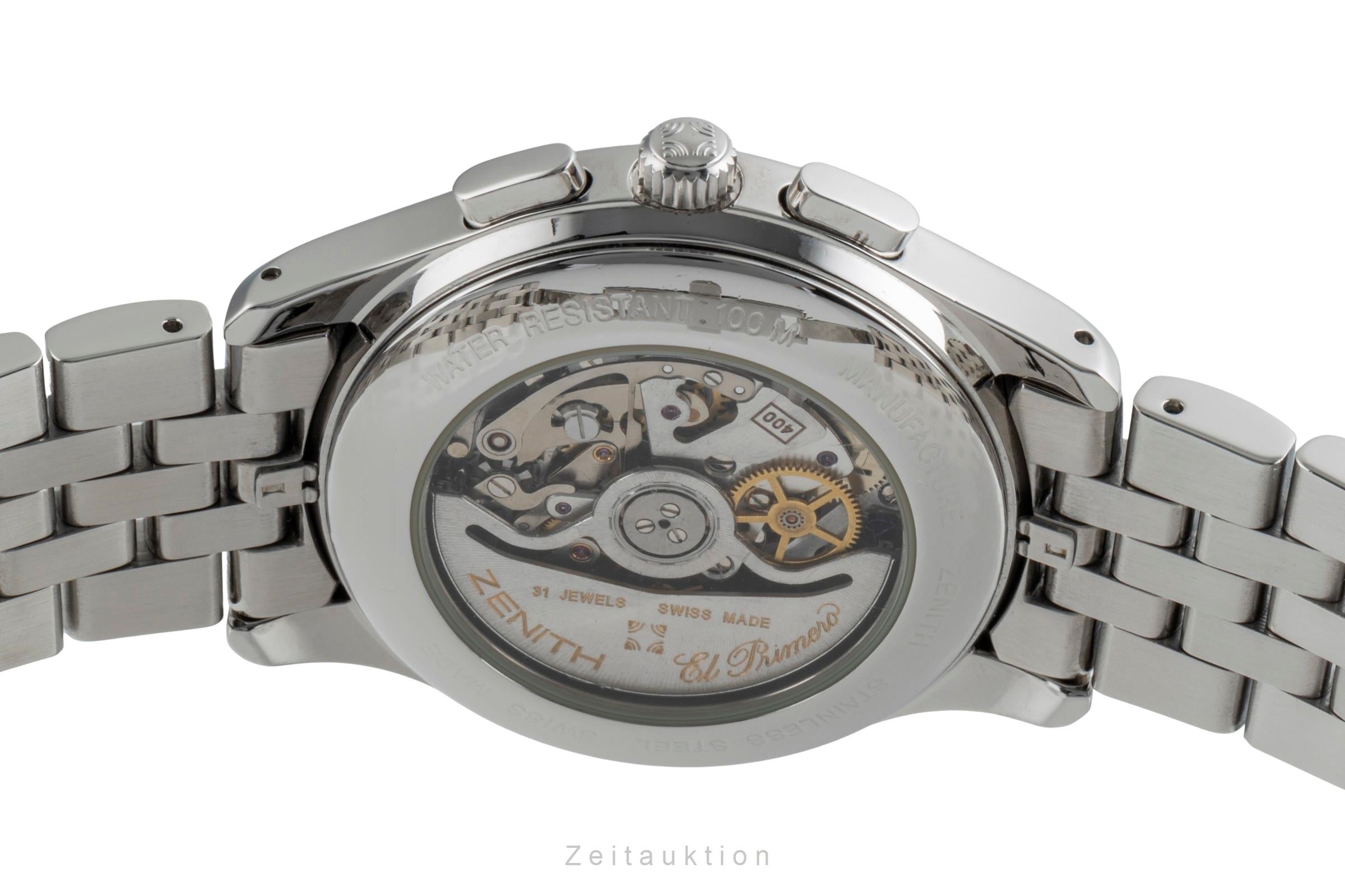Zenith El Primero Chronograph Stahl Automatik Herrenuhr Ref. 02.0500.400   [2505042]