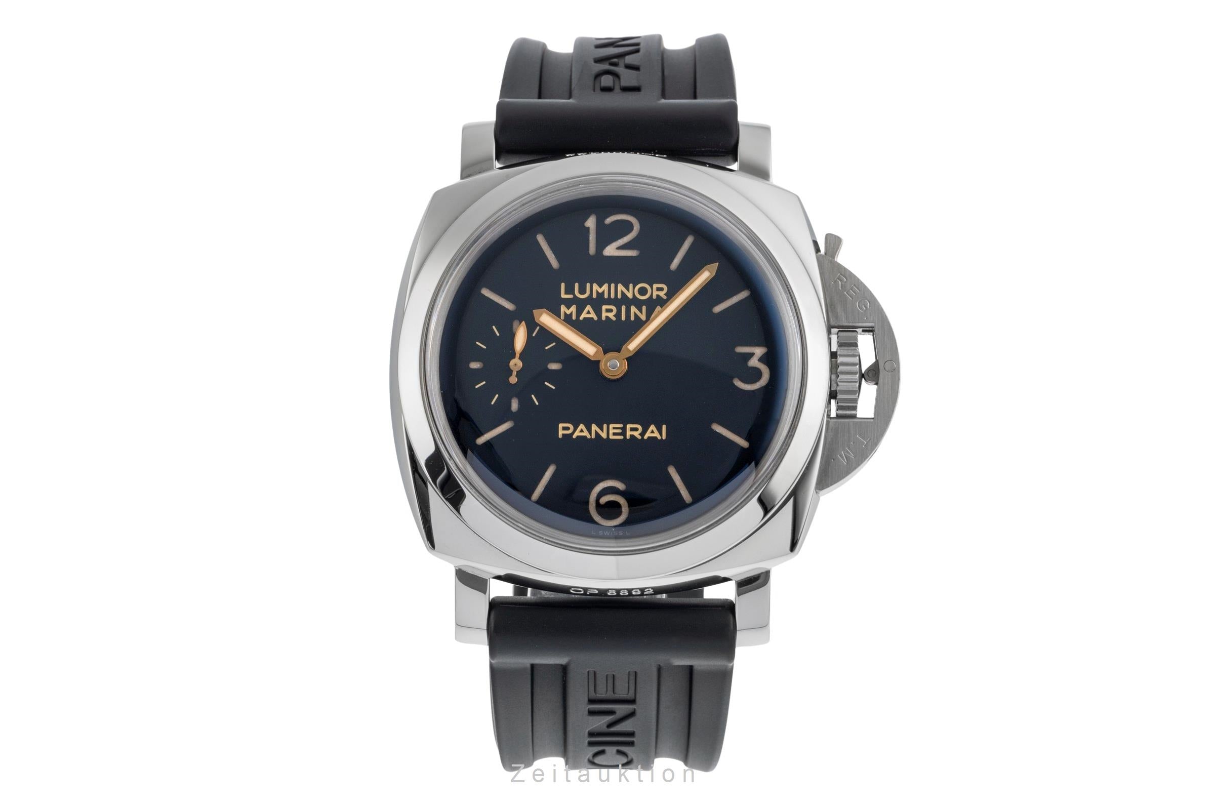 Panerai Luminor Marina acciaio carica manuale orologio da uomo PAM00422 LP: 11500EUR  [2505044]