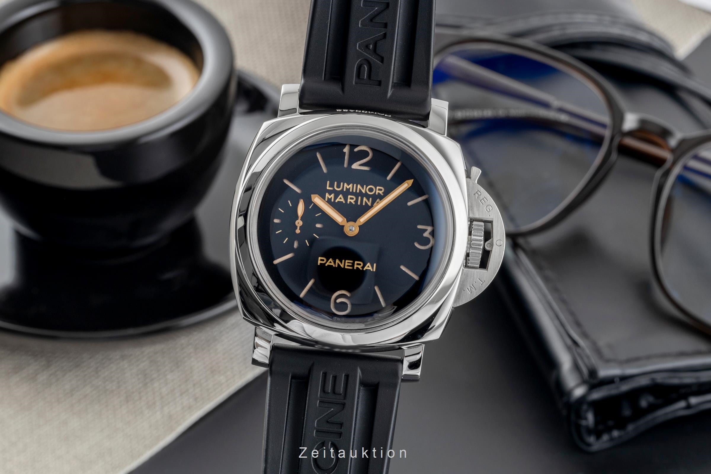 Panerai Luminor Marina acciaio carica manuale orologio da uomo PAM00422 LP: 11500EUR  [2505044]