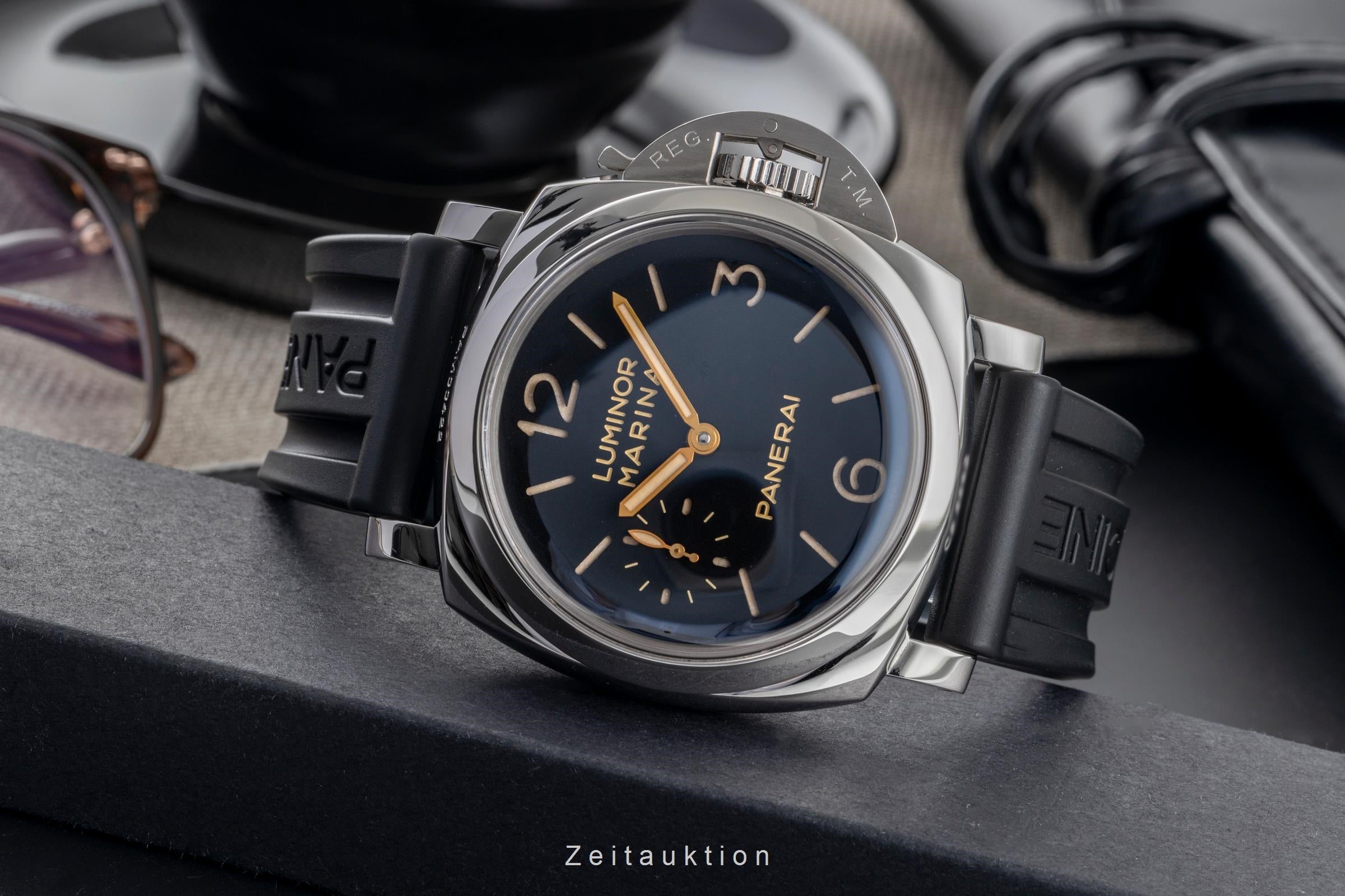 Panerai Luminor Marina acciaio carica manuale orologio da uomo PAM00422 LP: 11500EUR  [2505044]