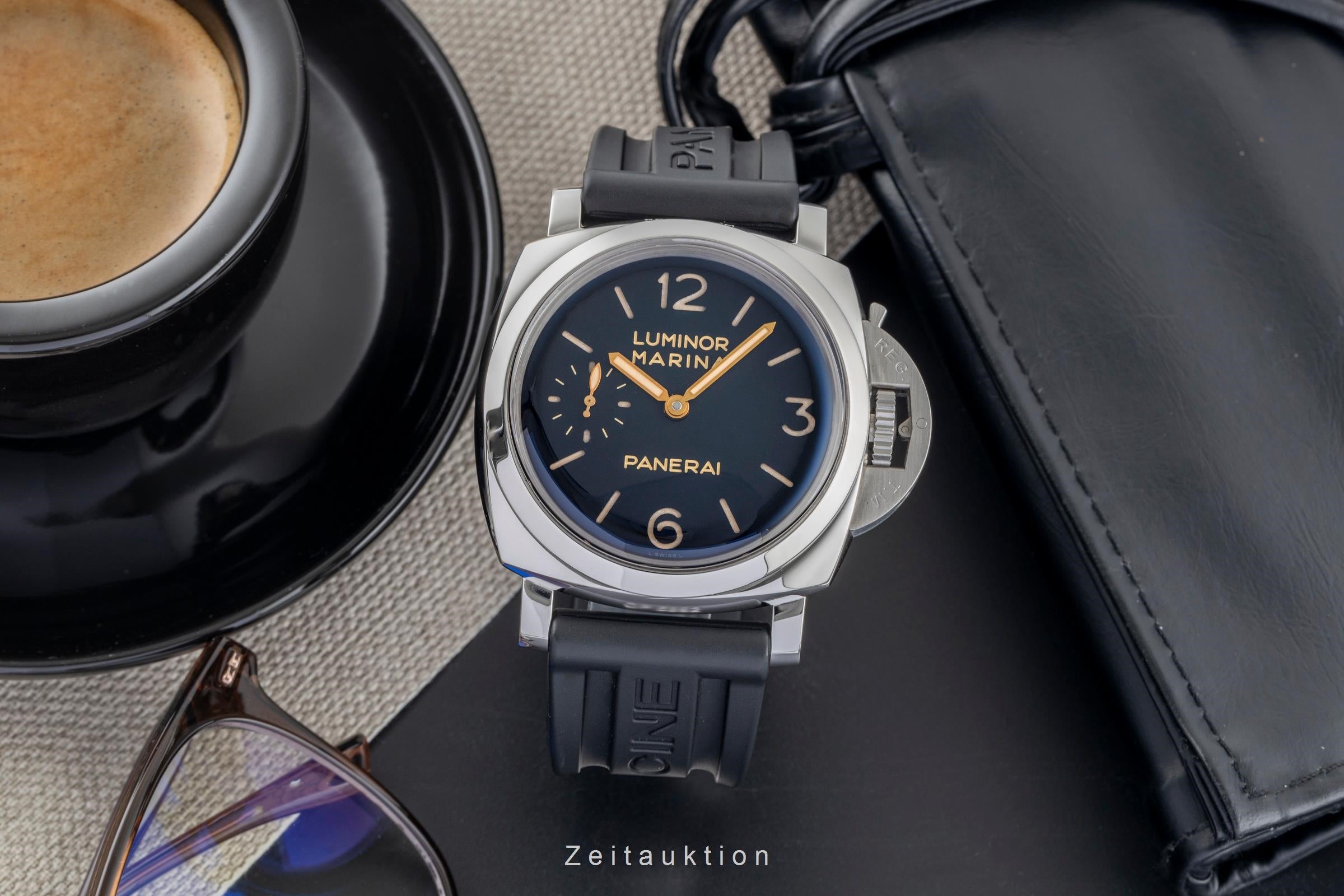 Panerai Luminor Marina acciaio carica manuale orologio da uomo PAM00422 LP: 11500EUR  [2505044]