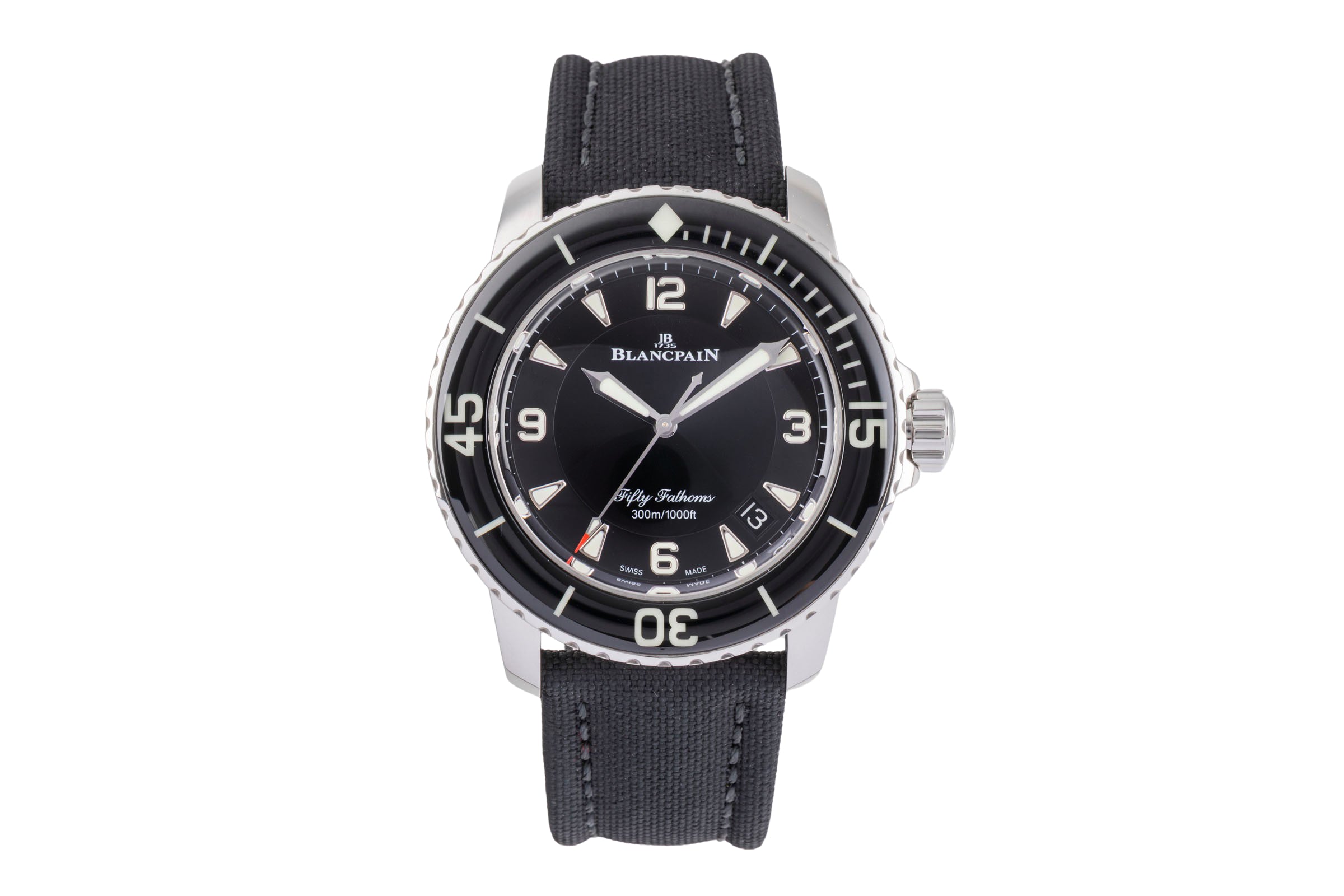 Blancpain Fifty Fathoms steel automatic men's watch 5015-1130-52A LP: 16800EUR  [2505045]