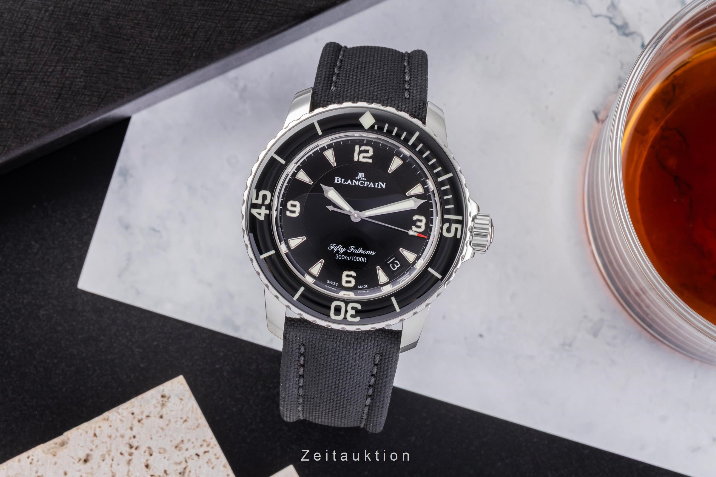 Blancpain Fifty Fathoms steel automatic men's watch 5015-1130-52A LP: 16800EUR  [2505045]