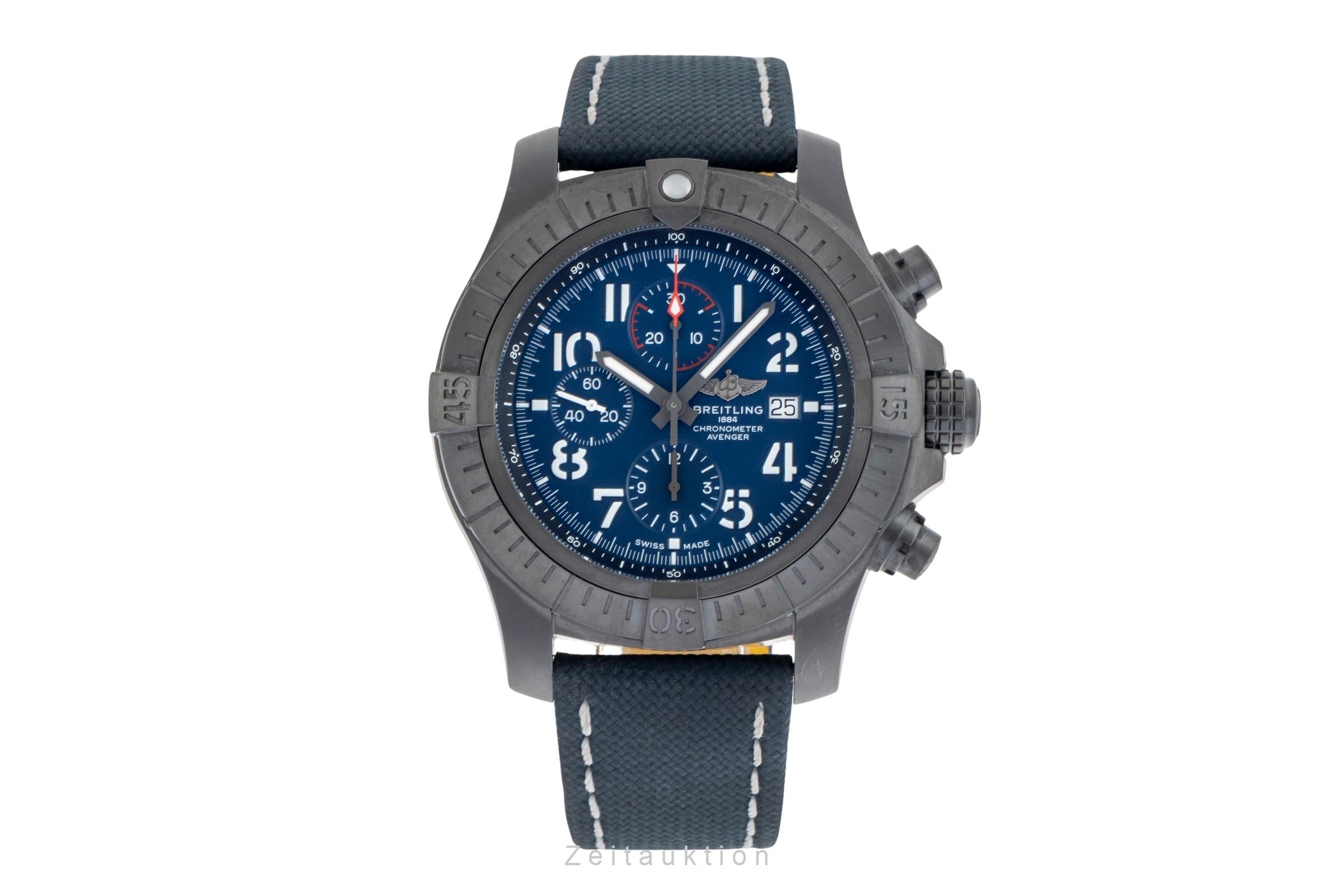 Breitling Super Avenger 48 Night Mission Chronograph V13375101C1X1 B&P 2021 [2505049]