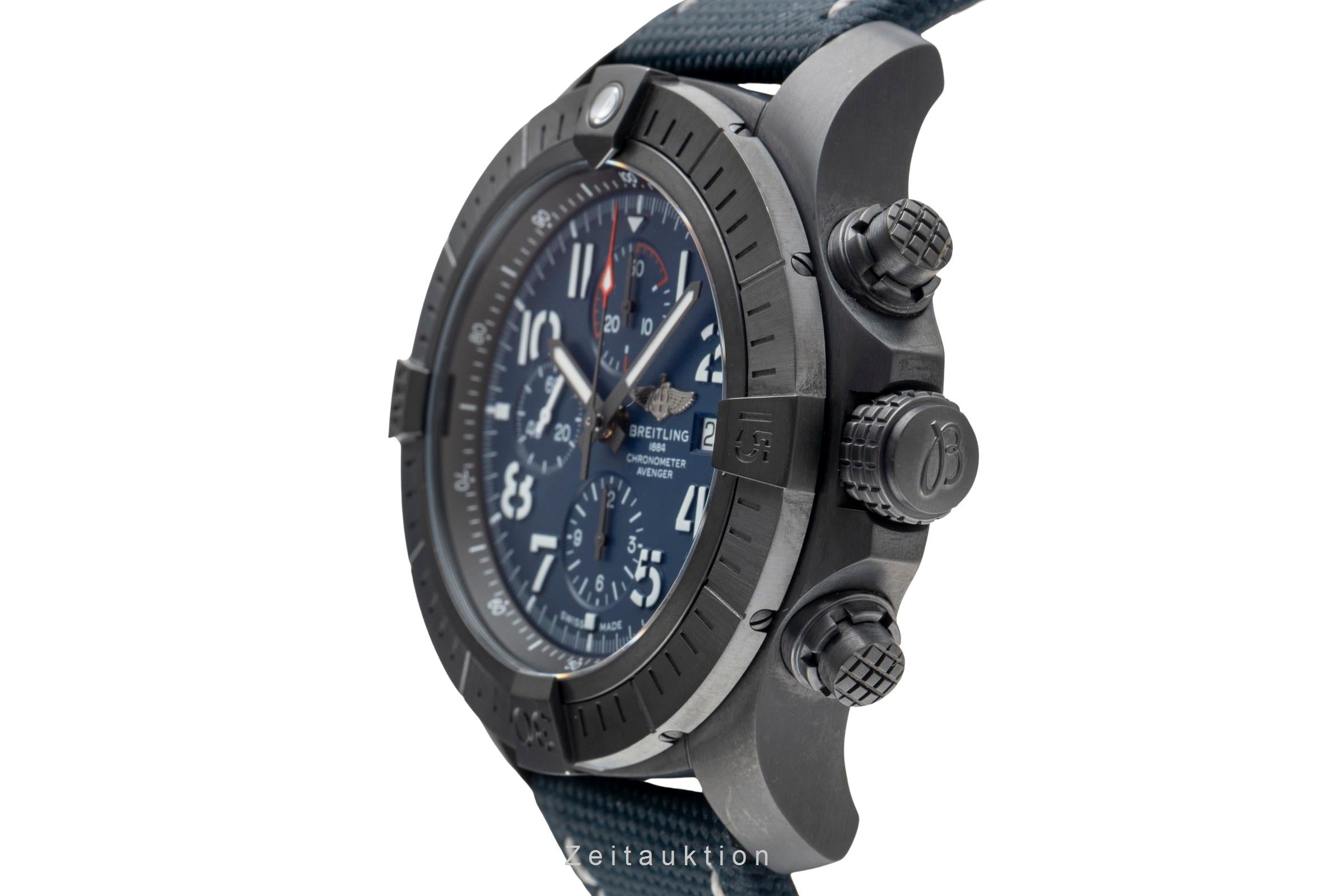 Breitling Super Avenger 48 Night Mission Chronograph V13375101C1X1 B&P 2021 [2505049]