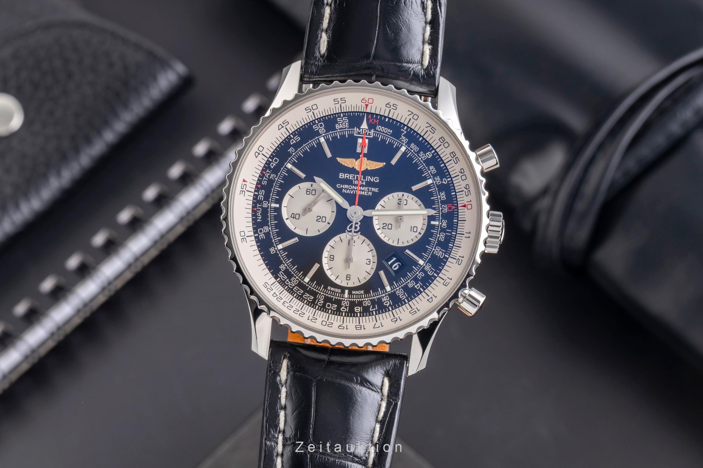 Breitling Navitimer 01 46 Chronograph Stahl Automatik Ref. AB012721/BD09 B&P [2505050]
