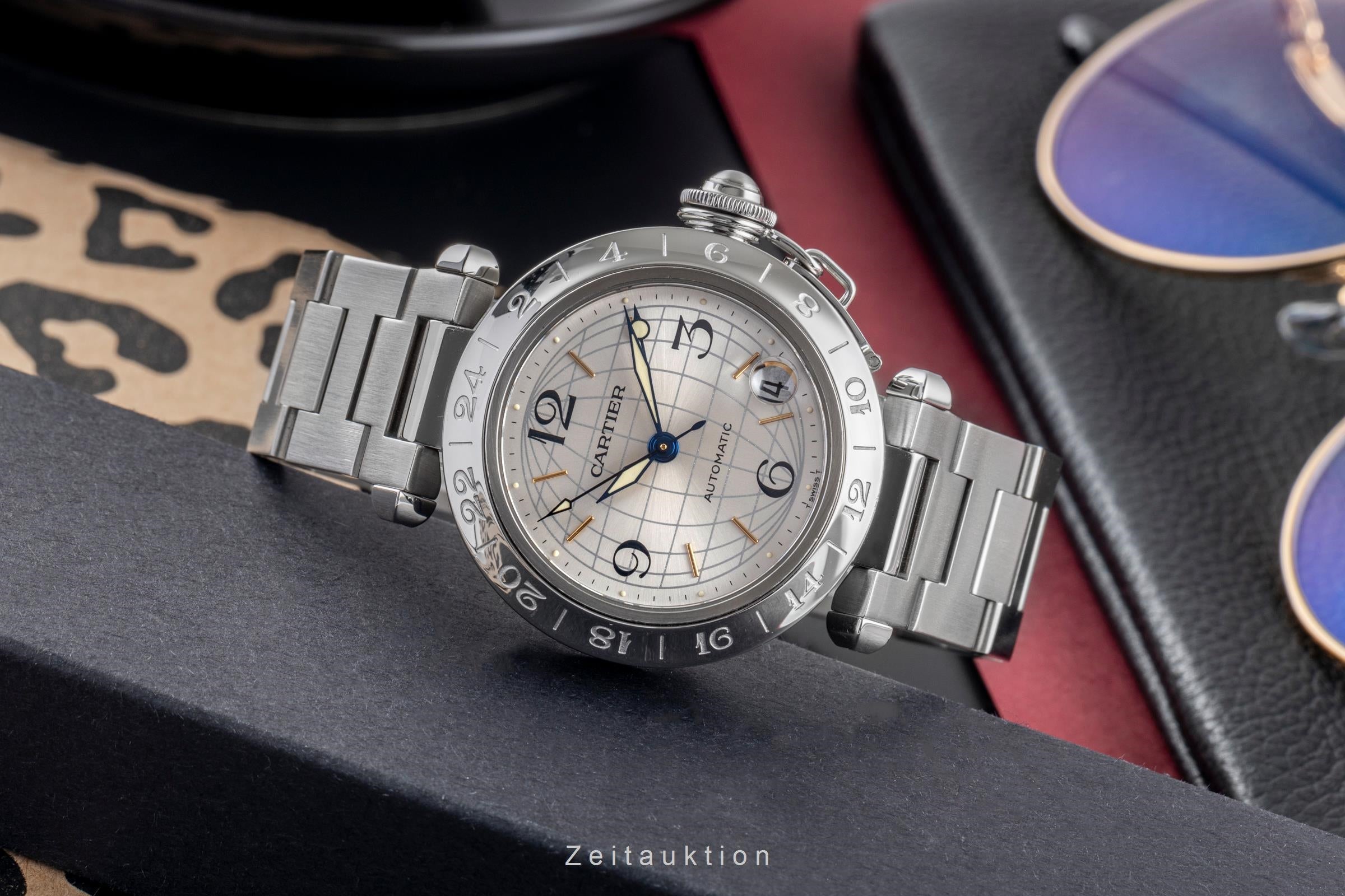 Cartier Pasha steel automatic Kal. 048 Ref. W31029M7, 2377 | 2505052