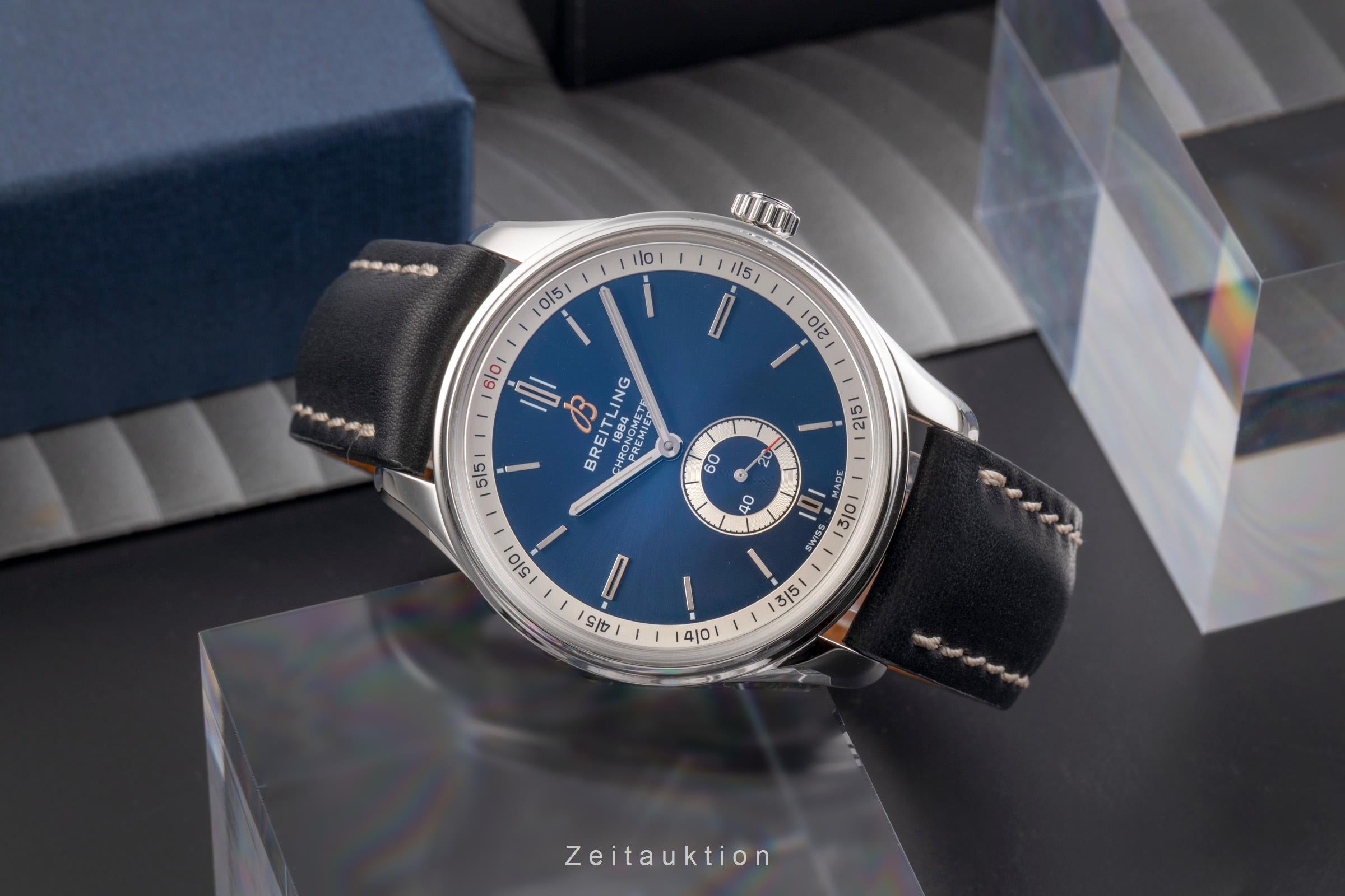 Breitling Premier Stahl Automatik Herrenuhr Ref A37340351C1P2 Box & Papiere 2018 [2505053]