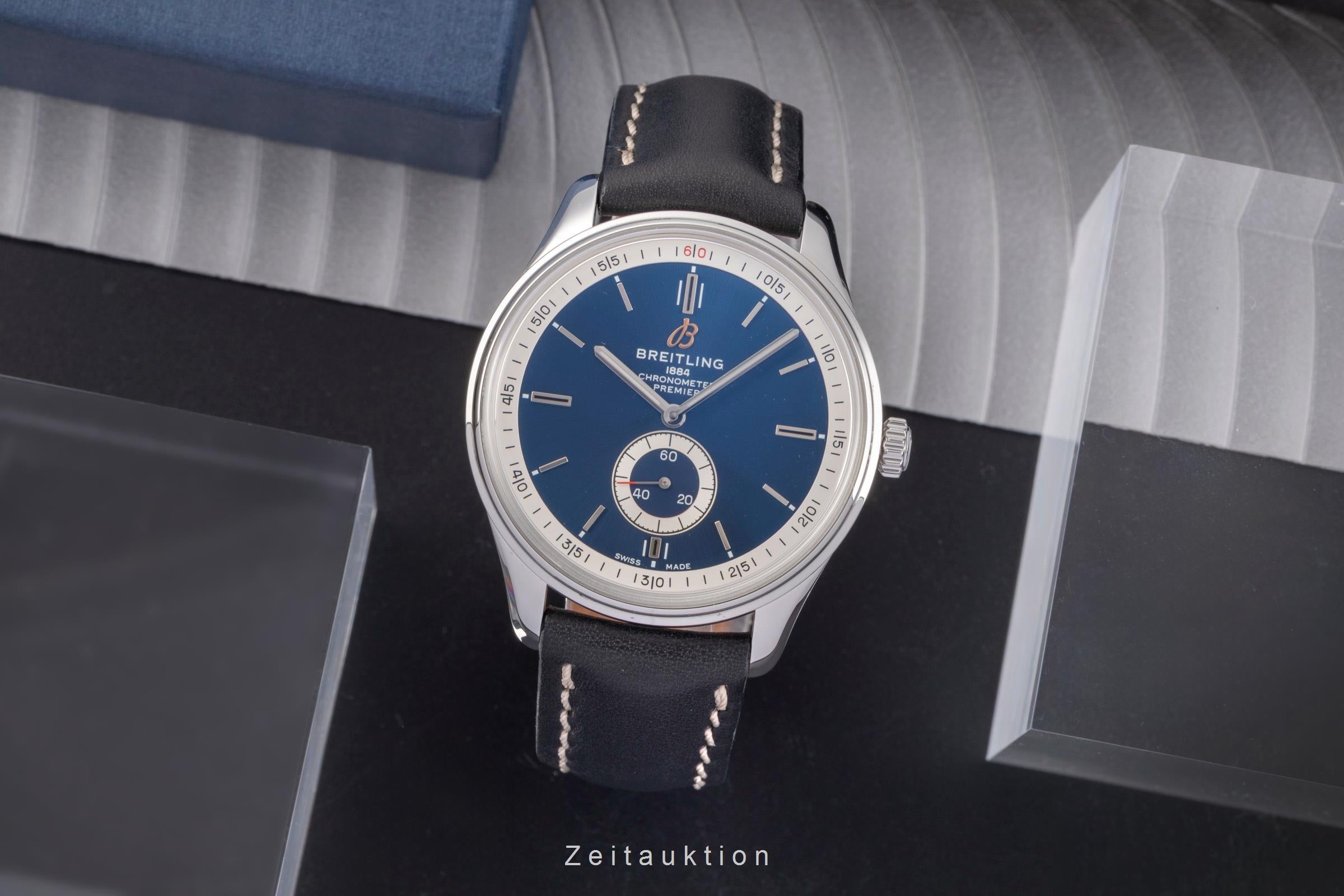 Breitling Premier Stahl Automatik Herrenuhr Ref A37340351C1P2 Box & Papiere 2018 [2505053]