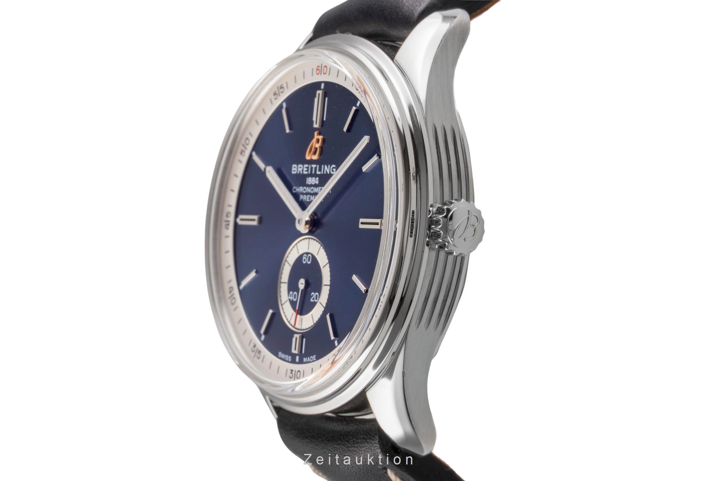 Breitling Premier Stahl Automatik Herrenuhr Ref A37340351C1P2 Box & Papiere 2018 [2505053]