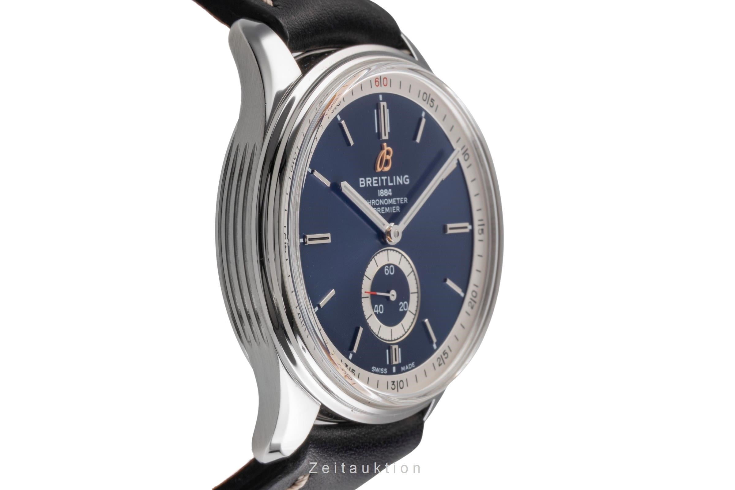 Breitling Premier Stahl Automatik Herrenuhr Ref A37340351C1P2 Box & Papiere 2018 [2505053]