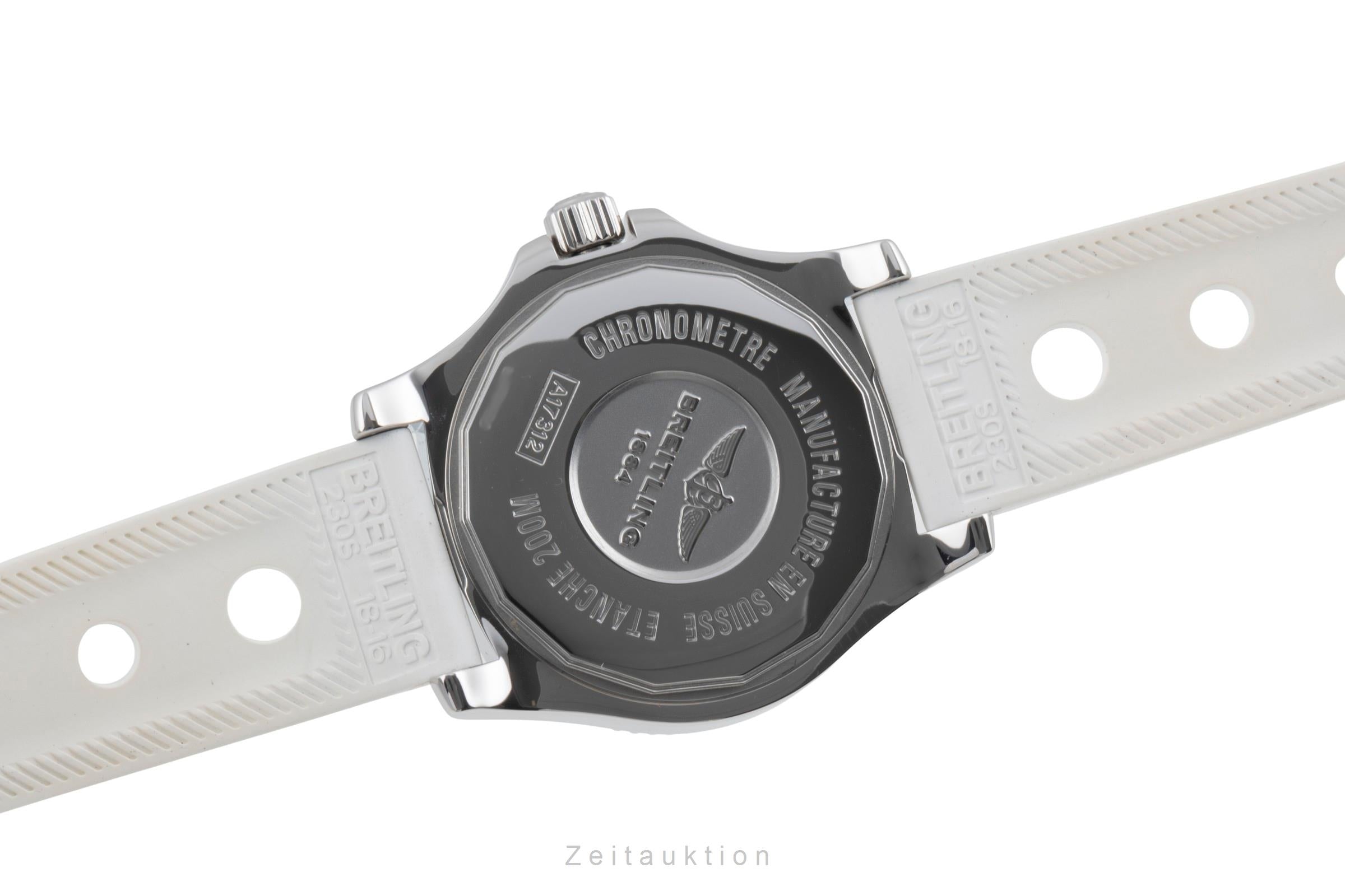 Breitling Superocean II 36 White Automatik Medium Size Ref. A17312D2/A775 B&P [2505054]