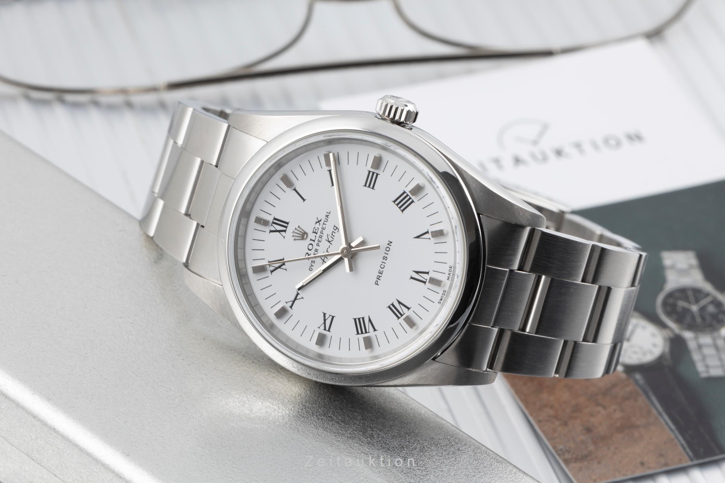 Rolex Air King acciaio automatismo orologio da uomo 14000  [2505056]