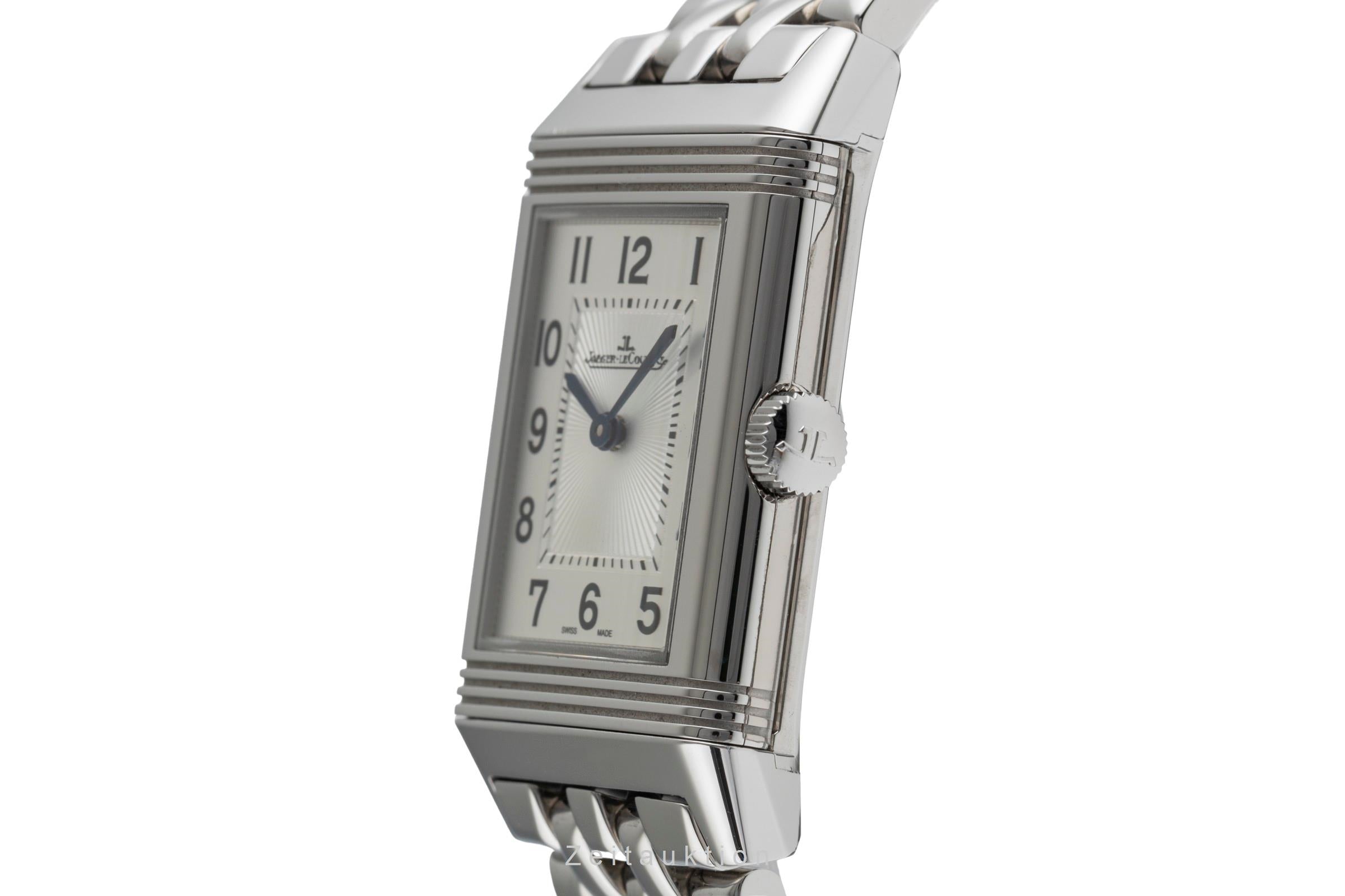 Jaeger LeCoultre Reverso acier à remontage manuel unisexe Q2548120 , 212.8.62  [2505057]