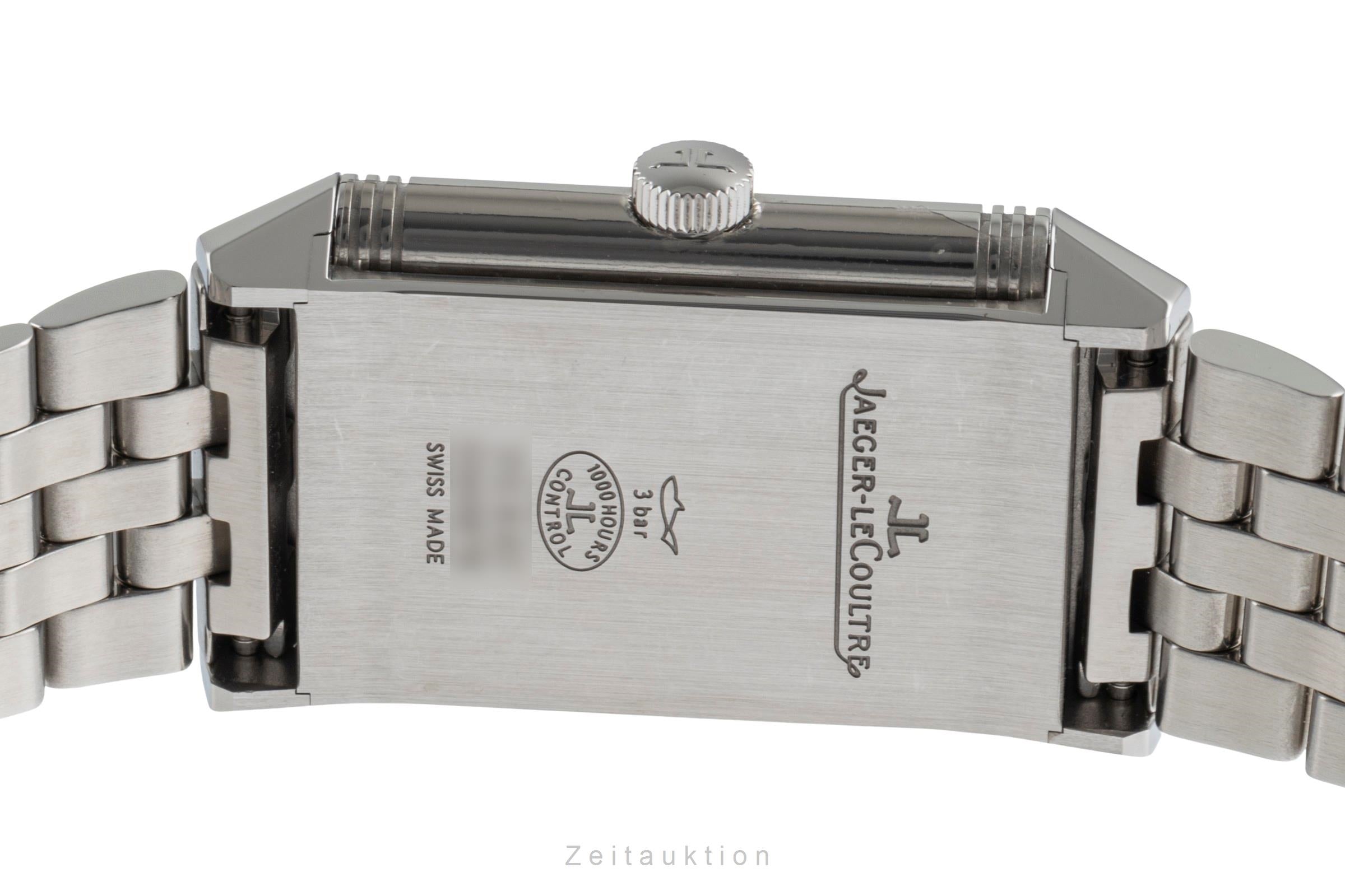 Jaeger LeCoultre Reverso acier à remontage manuel unisexe Q2548120 , 212.8.62  [2505057]