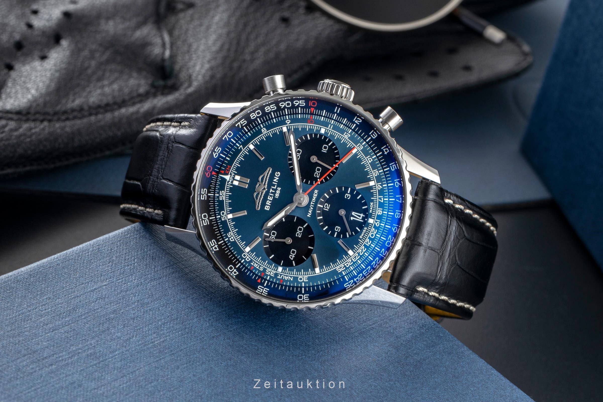 Breitling Navitimer Chronograph Breitling Men's Watch Blue