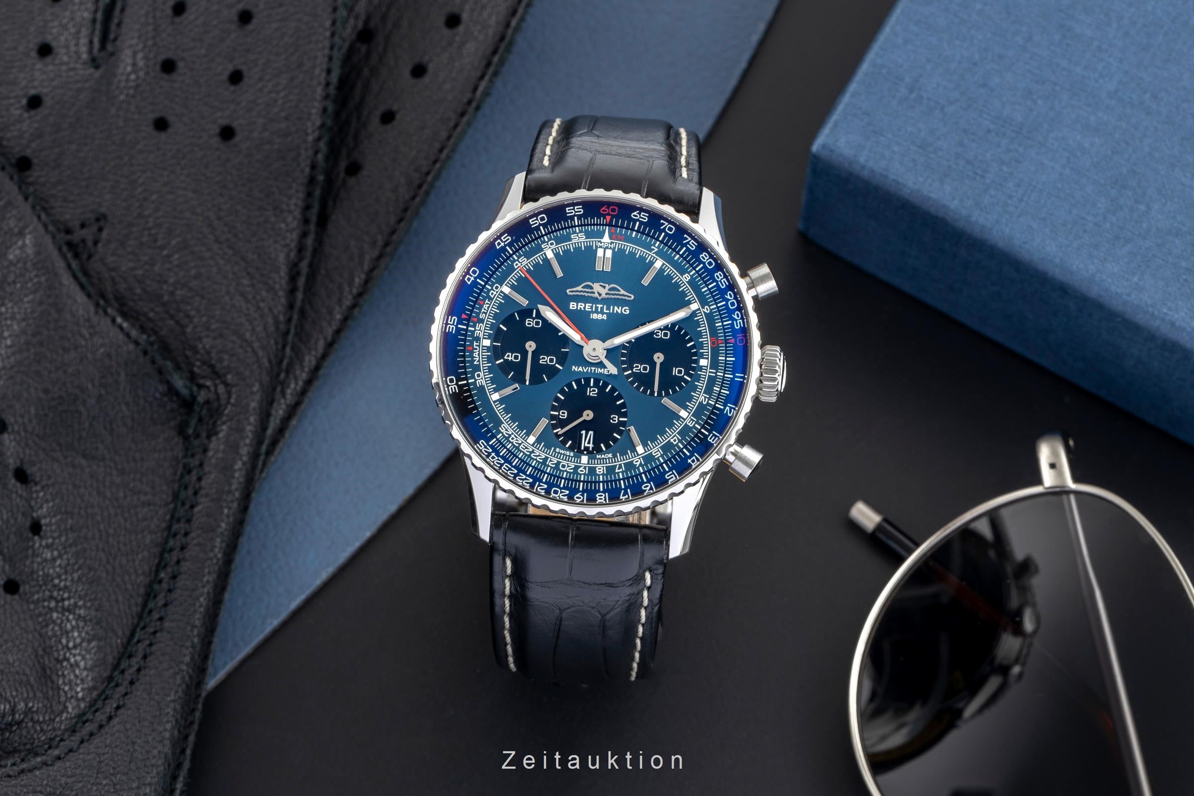 Breitling Navitimer 01 chronograph steel automatic men's watch AB0139241C1P1 LP: 9300EUR  [2505059]