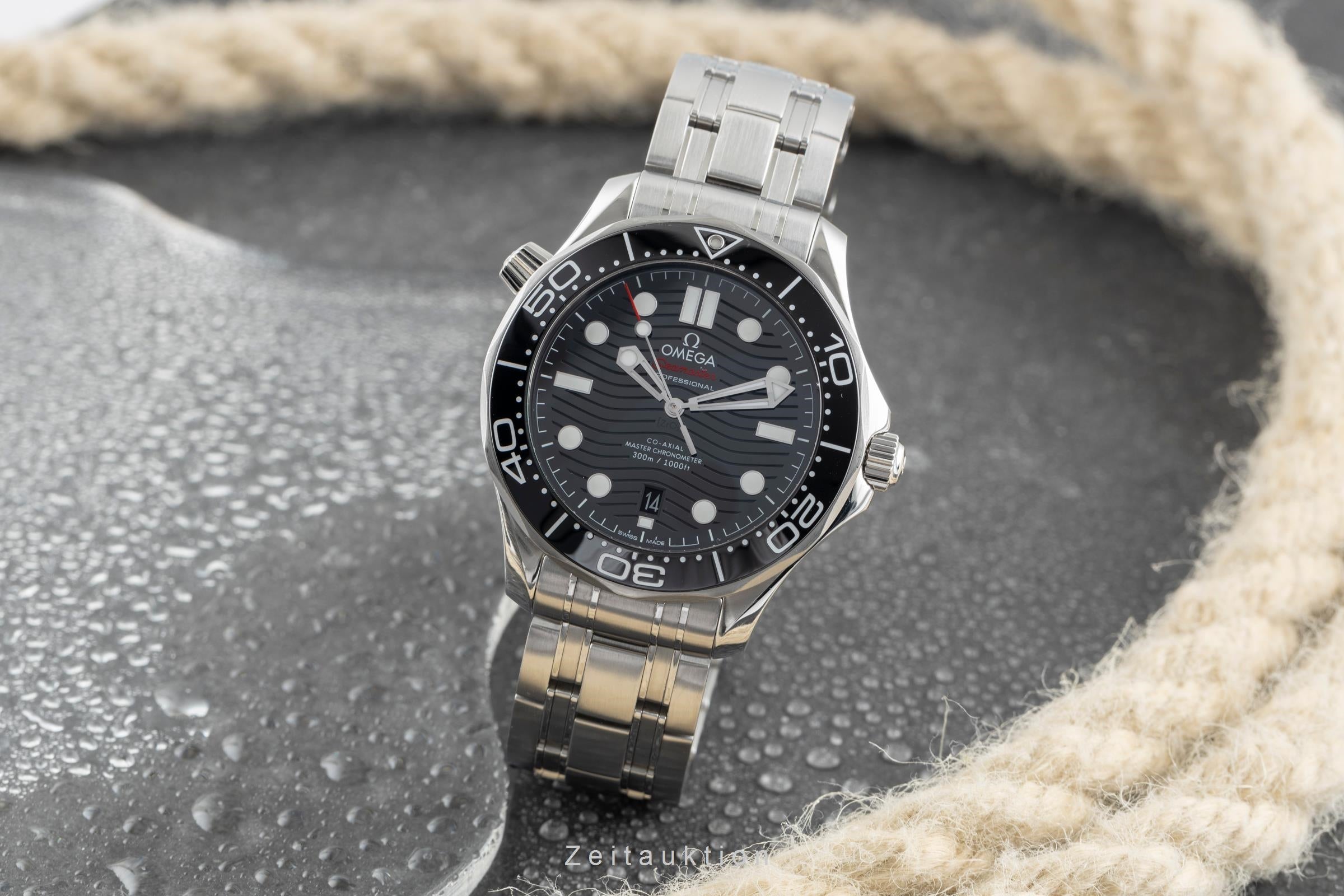 Omega Seamaster steel automatic men's watch 210.30.42.20.01.001 LP: 6500EUR  [2505060]