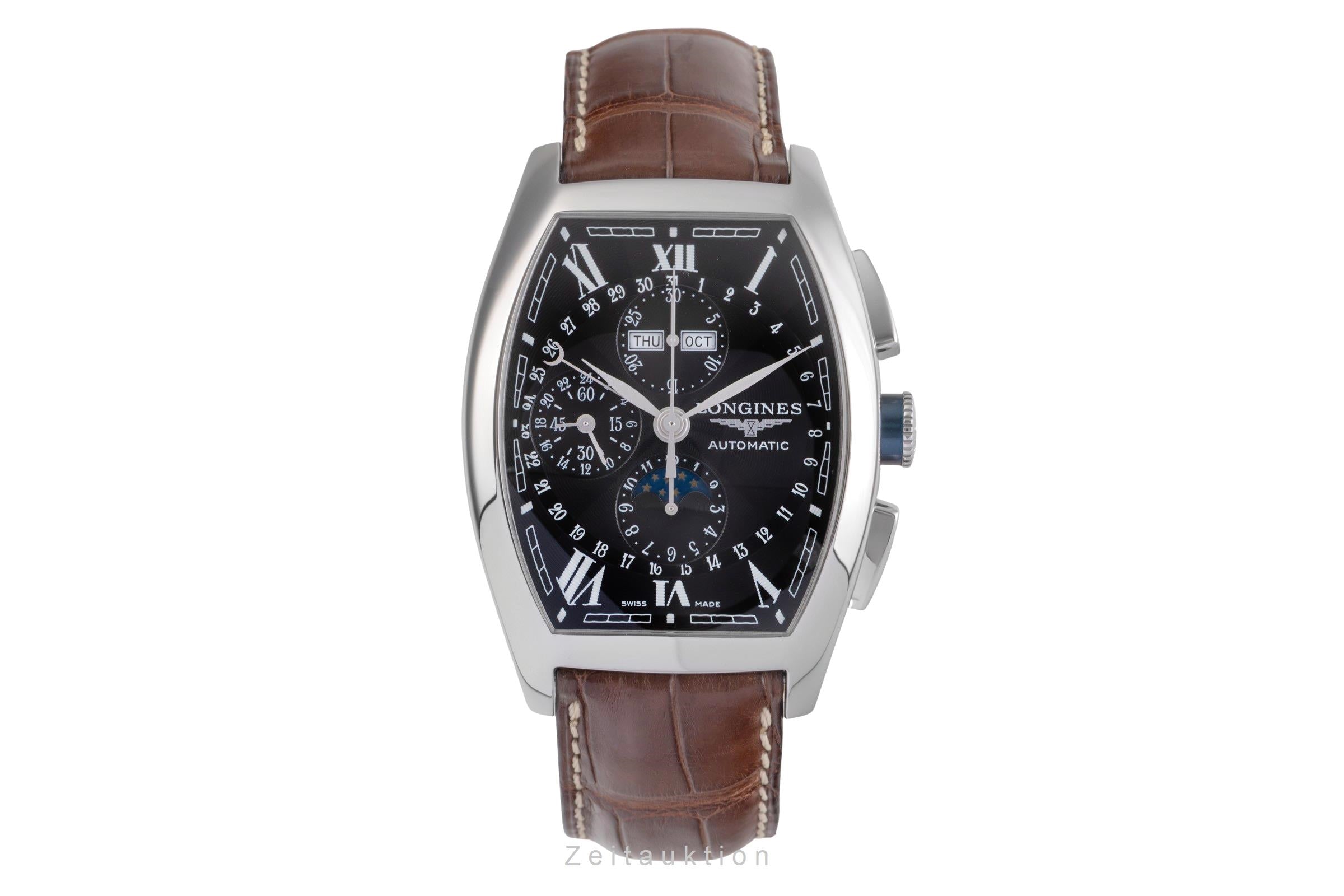 Longines Evidenza Chronograph Calendar Stahl Automatik L2.688.4  [2505061]