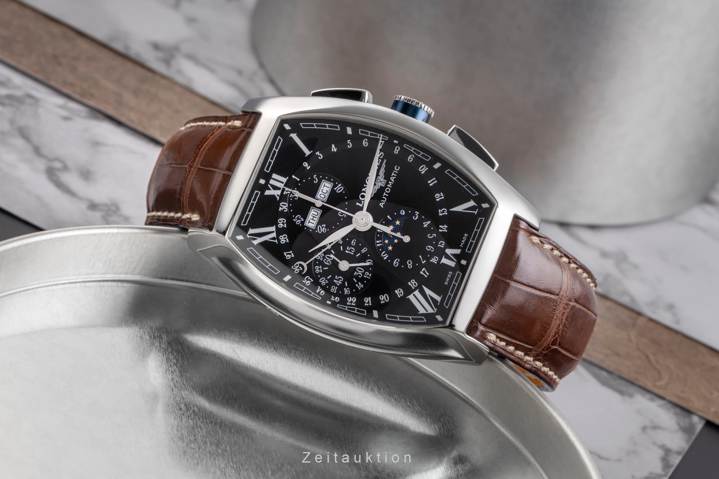 Longines Evidenza Chronograph Calendar Stahl Automatik L2.688.4  [2505061]