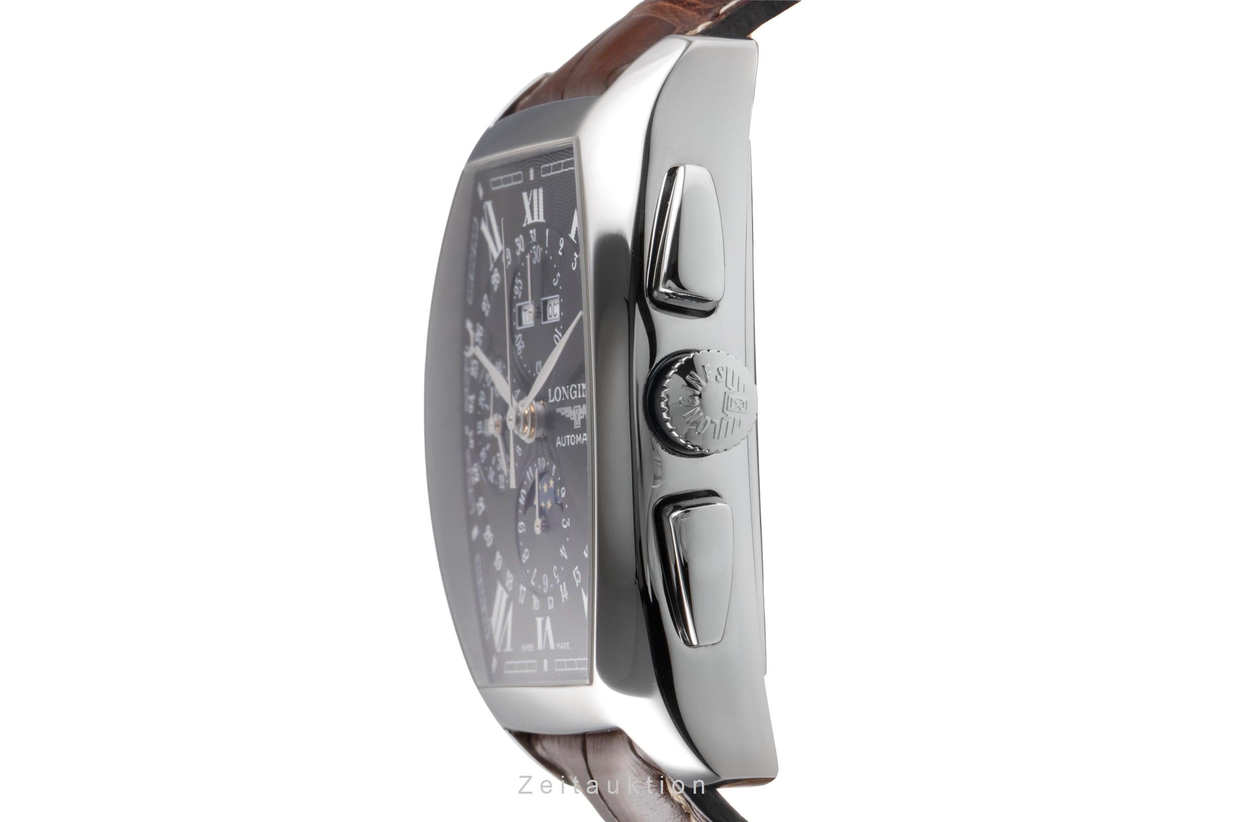 Longines Evidenza Chronograph Calendar Stahl Automatik L2.688.4  [2505061]