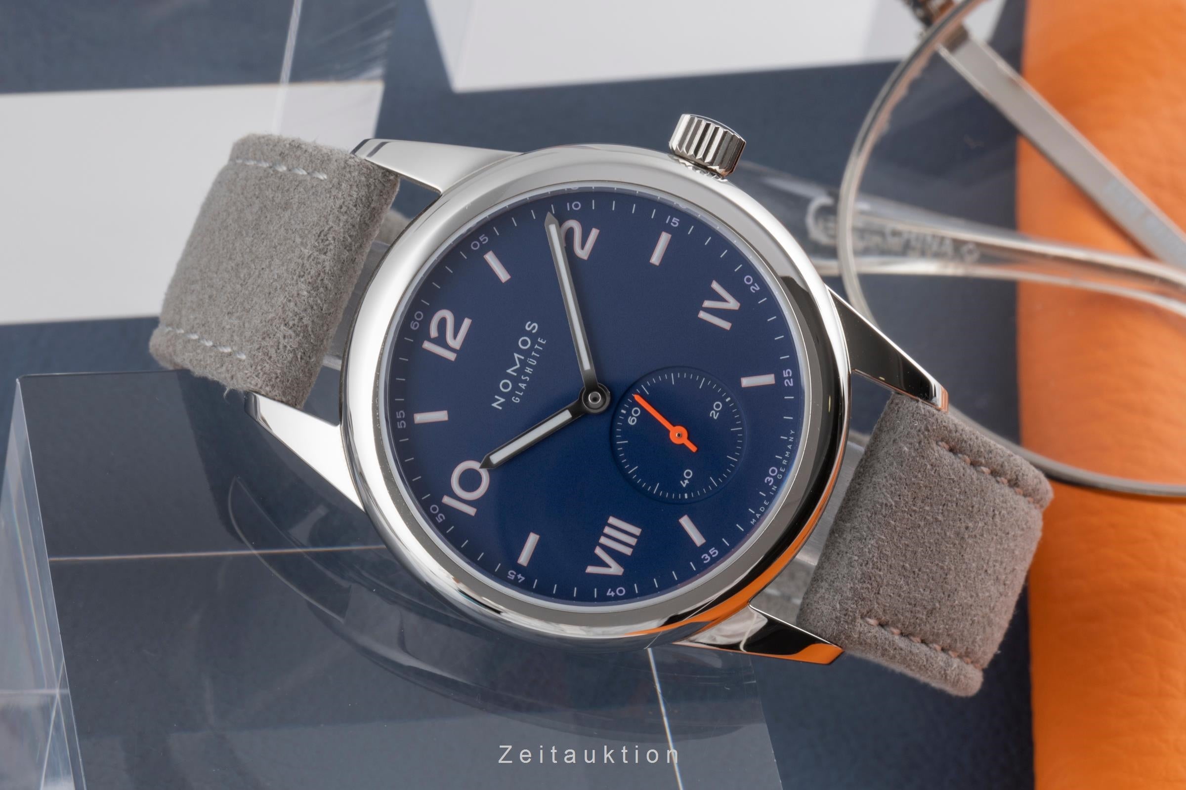 Nomos Club Campus Edelstahl Handaufzug Unisex Ref. 719 Box & Papiere 2025 [2505062]