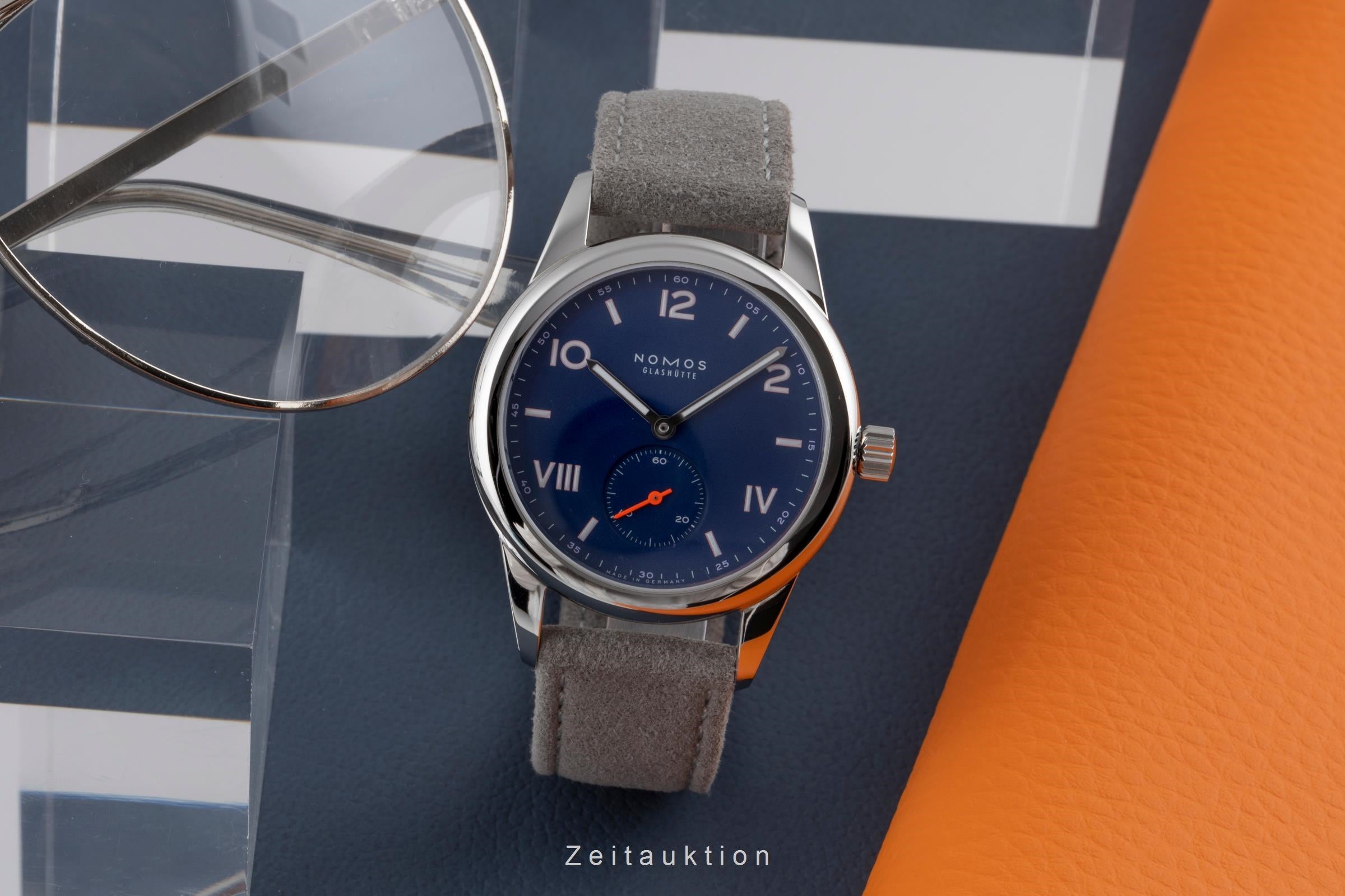 Nomos Club Campus Edelstahl Handaufzug Unisex Ref. 719 Box & Papiere 2025 [2505062]