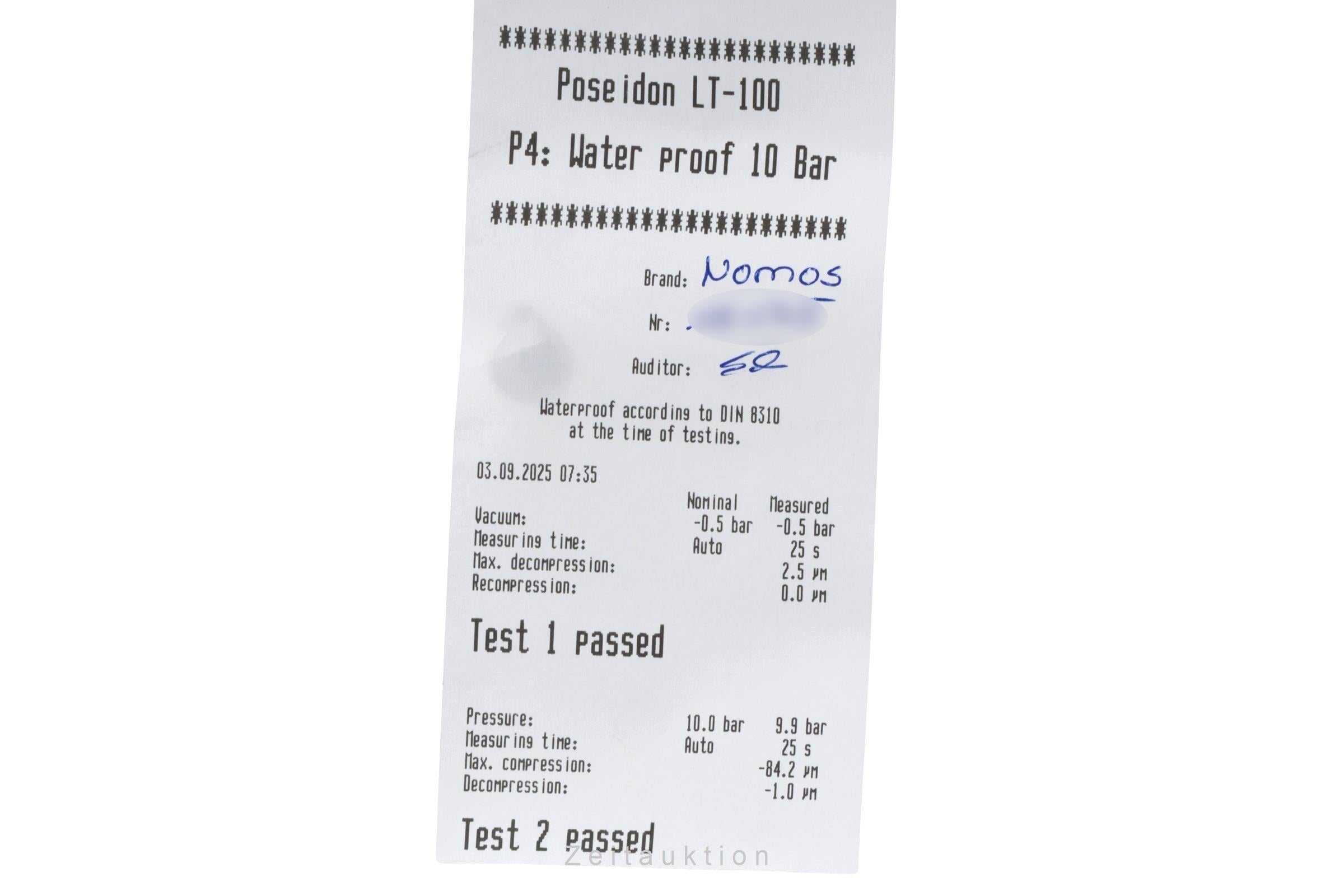 Nomos Club Campus Edelstahl Handaufzug Unisex Ref. 719 Box & Papiere 2025 [2505062]