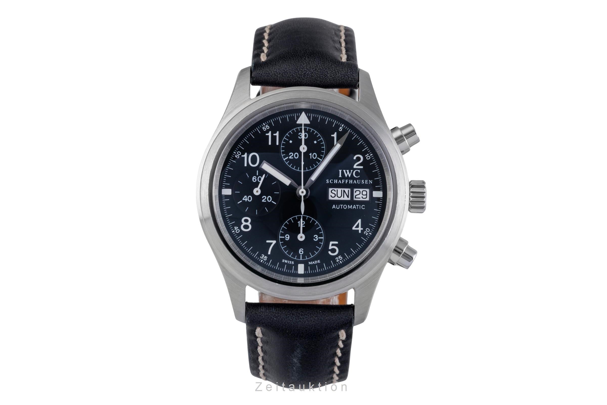 IWC Fliegerchronograph cronografo acciaio automatismo orologio da uomo IW370603 LP: 7700EUR  [2505069]