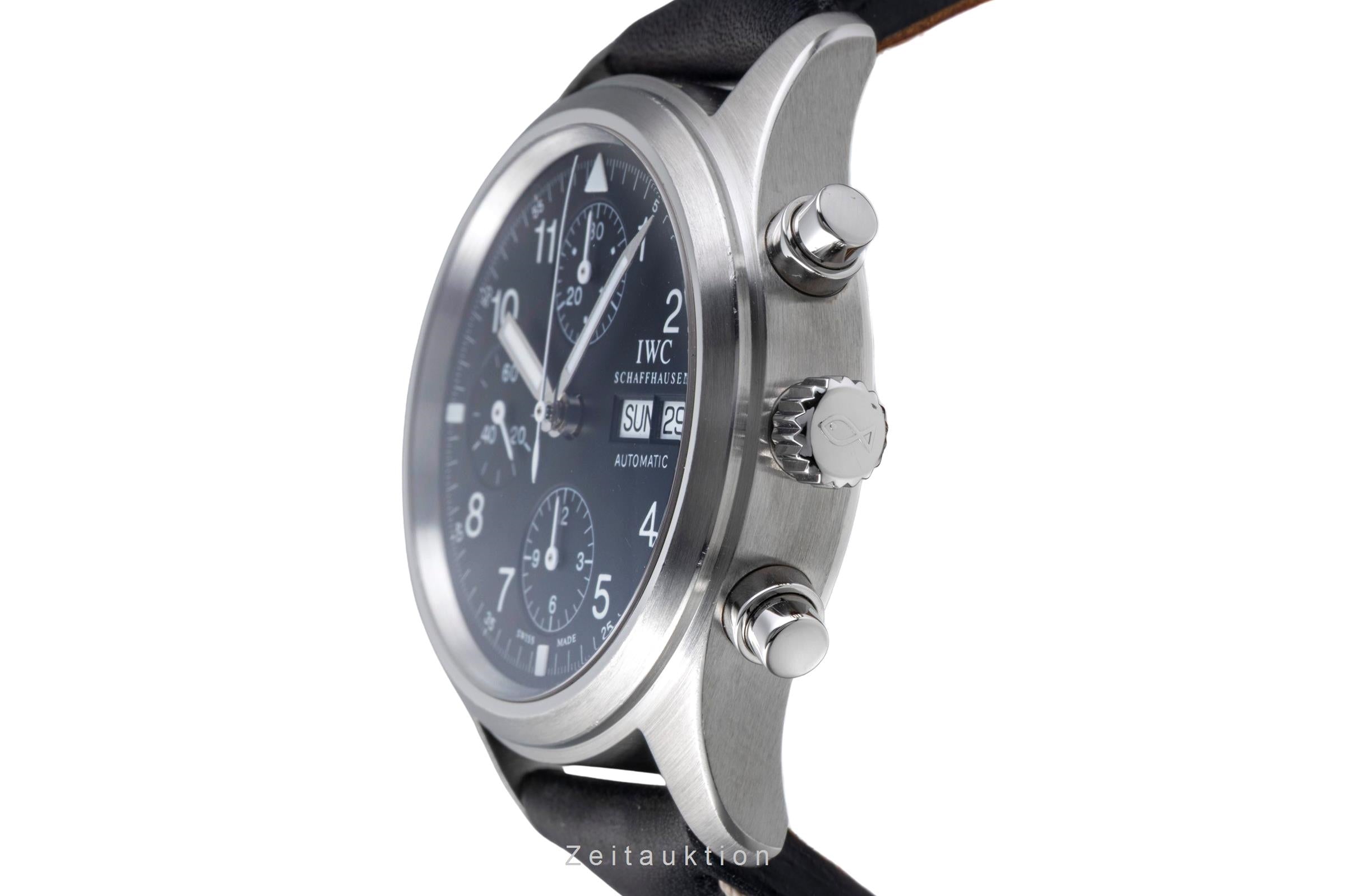 IWC Fliegerchronograph cronografo acciaio automatismo orologio da uomo IW370603 LP: 7700EUR  [2505069]