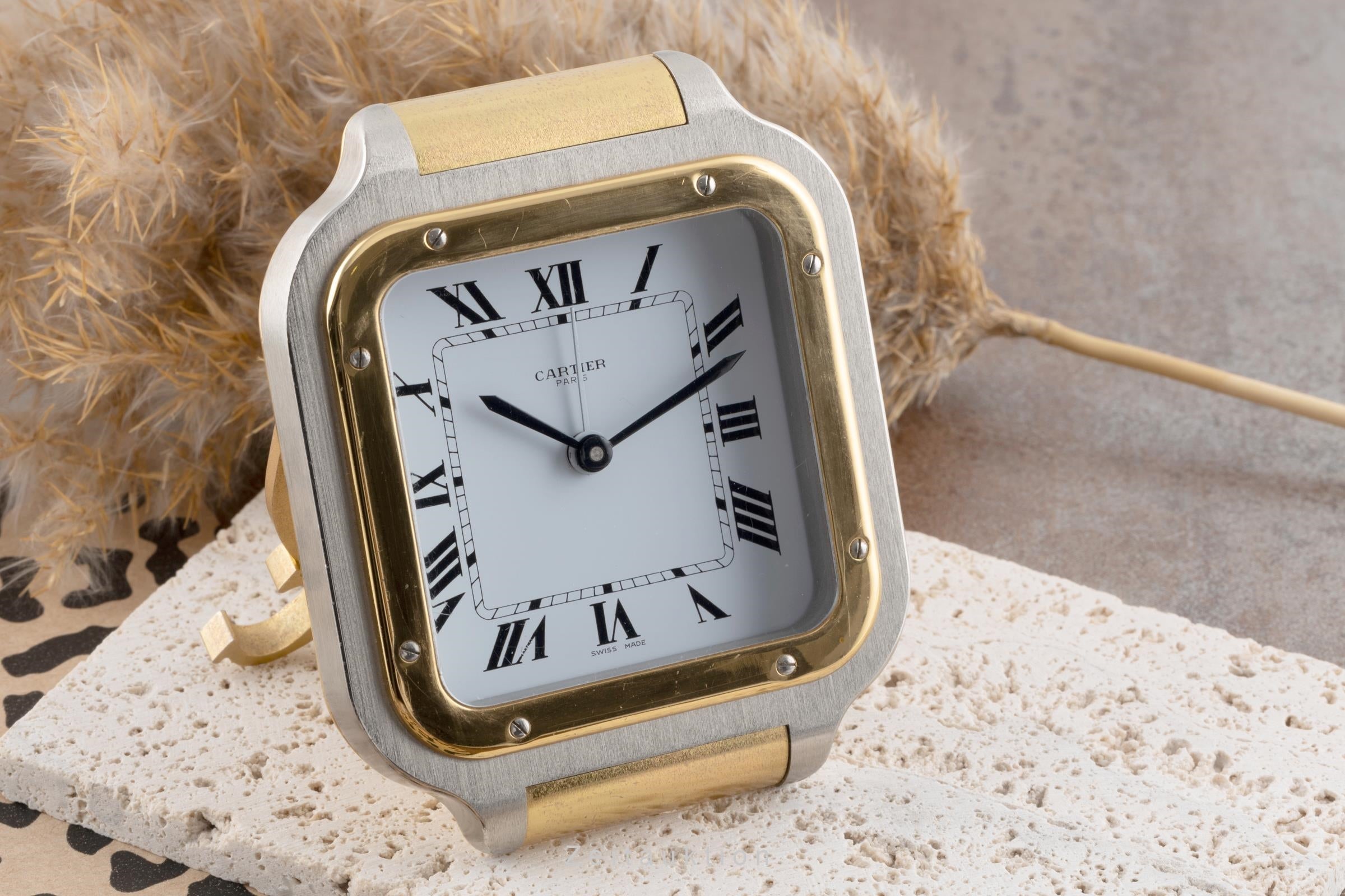 Cartier Santos laiton doré quartz unisexe 7508, GGC98100  [2505070]