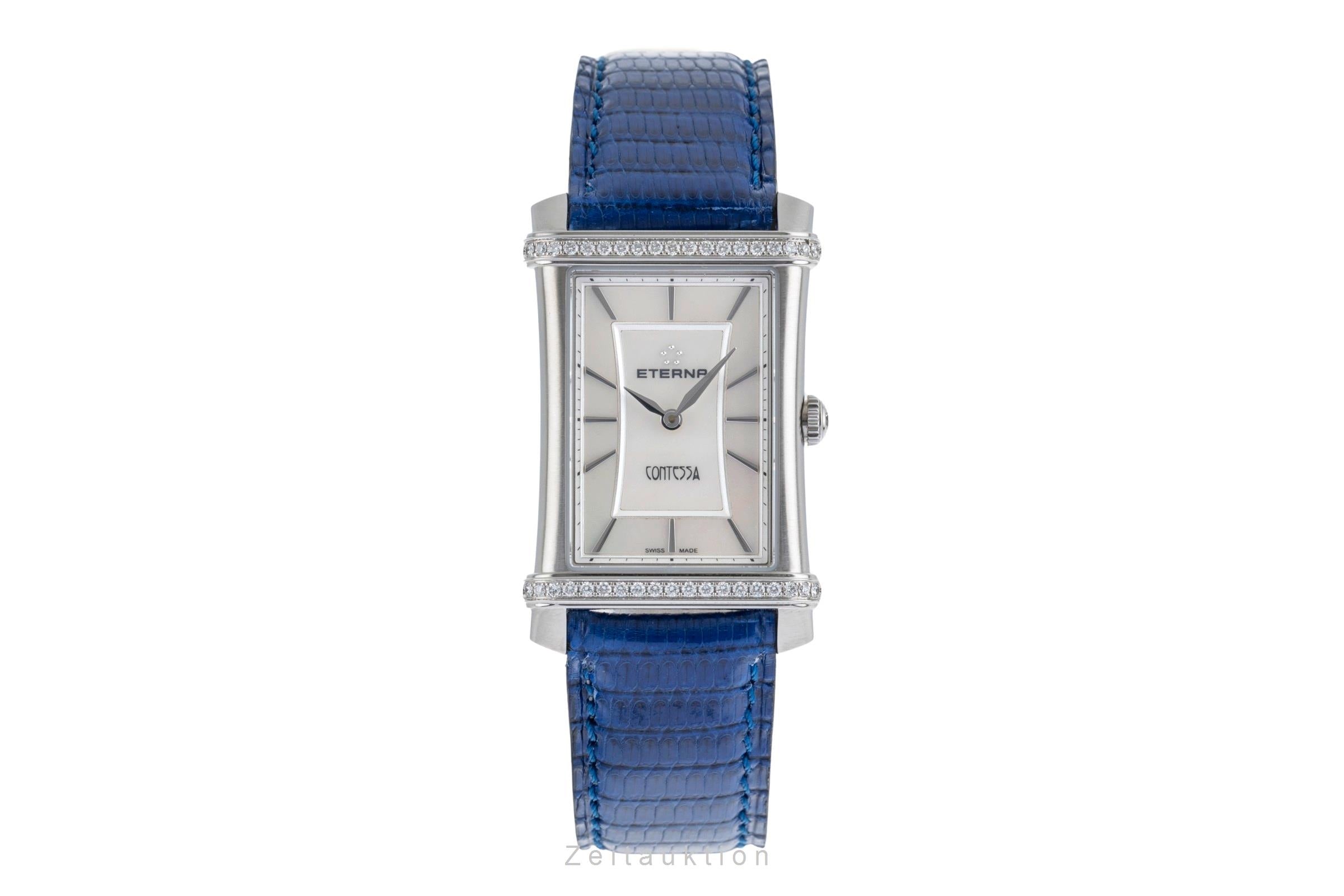 Eterna Contessa acero cuarzo reloj para damas  11241048661248  [2505073]