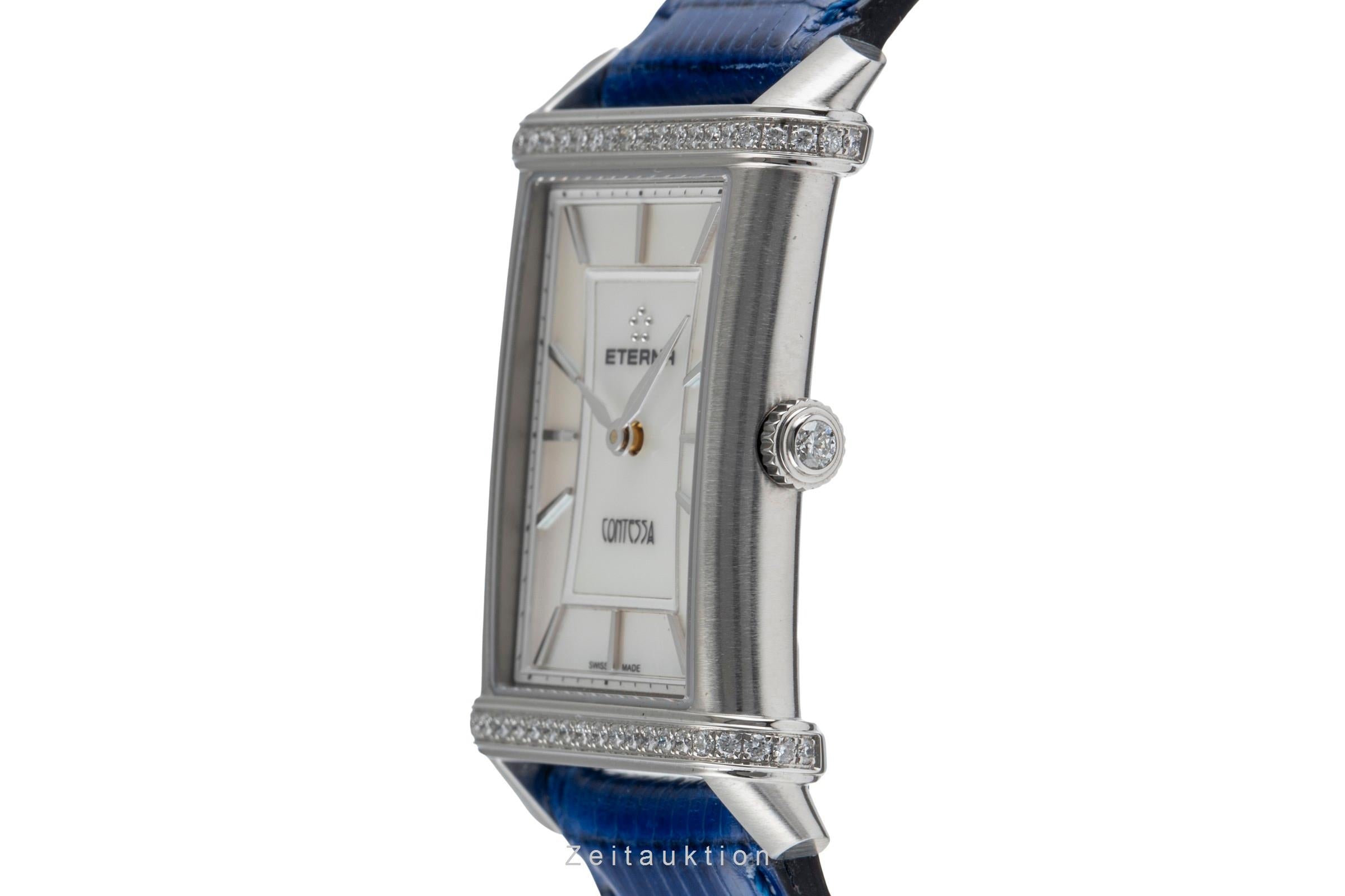 Eterna Contessa acero cuarzo reloj para damas  11241048661248  [2505073]