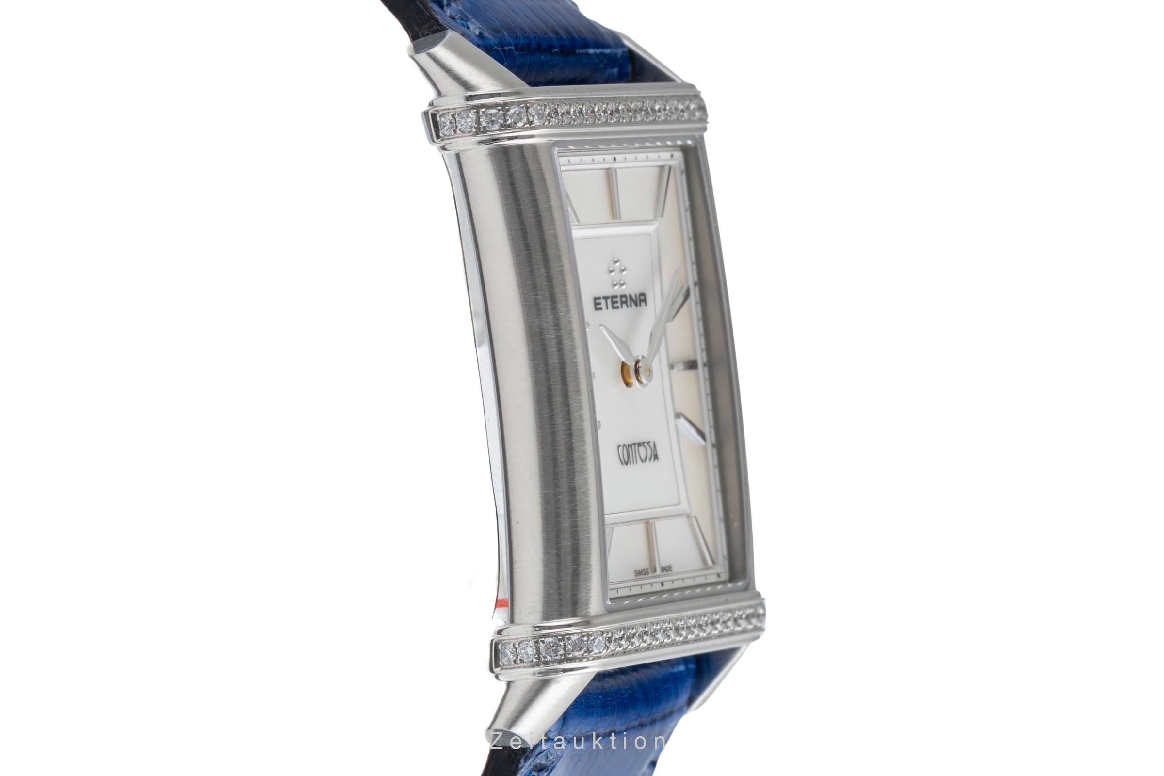 Eterna Contessa acero cuarzo reloj para damas  11241048661248  [2505073]