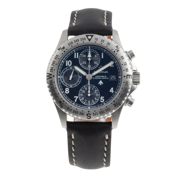 Eterna Matic Airforce Chronograph Edelstahl Automatik Herrenuhr Ref. 8418.41 [2505074]