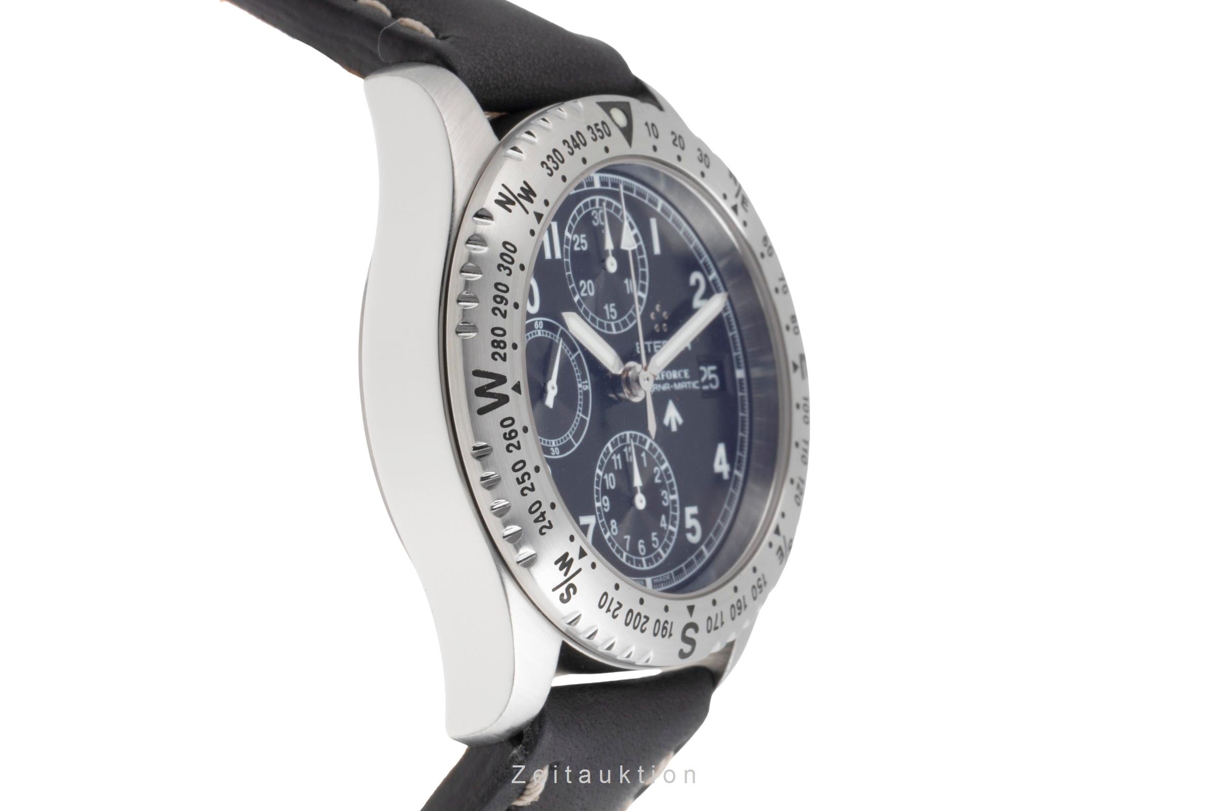 Eterna Matic Airforce Chronograph Edelstahl Automatik Herrenuhr Ref. 8418.41 [2505074]